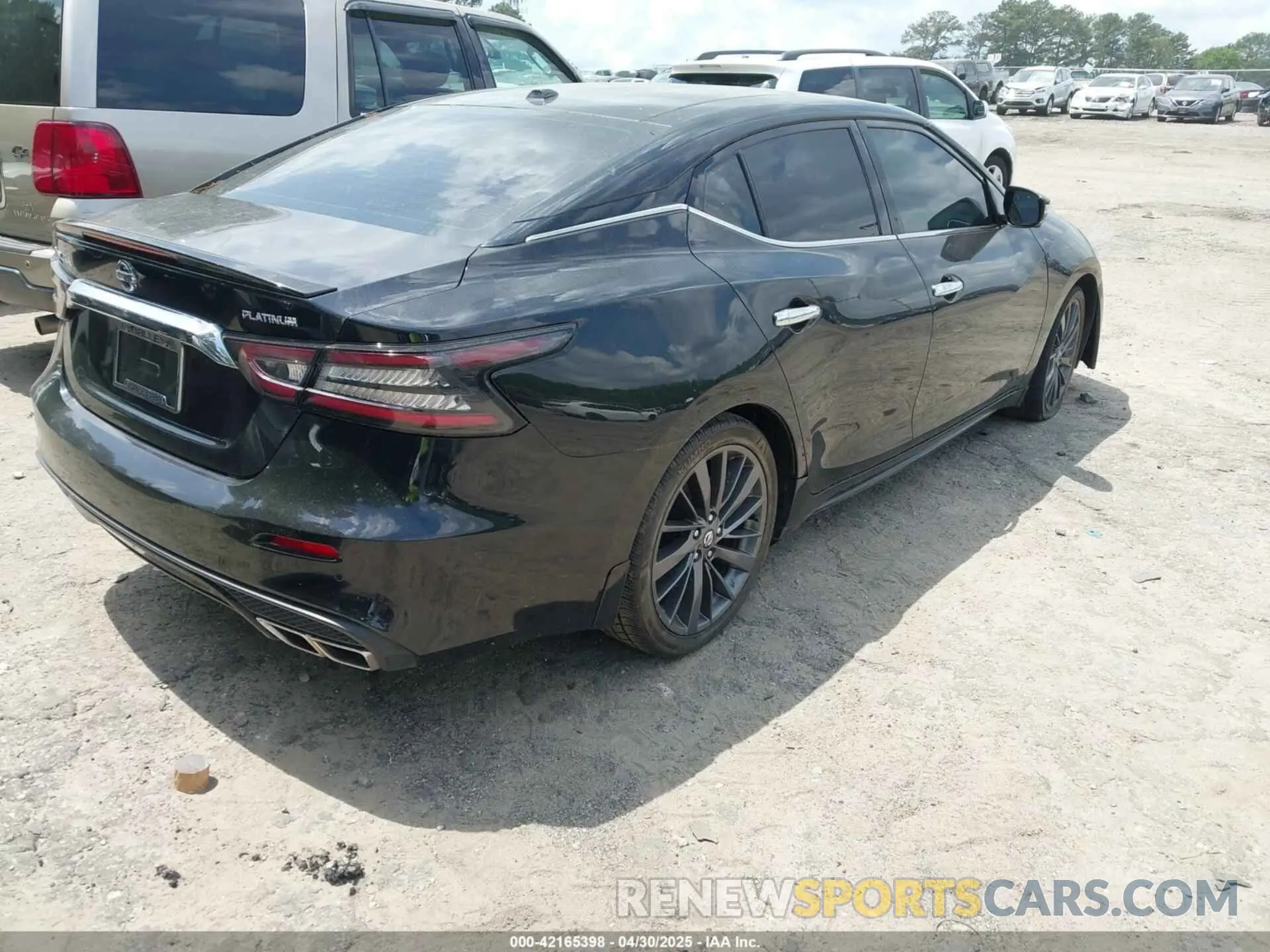 4 fotografías del automóvil dañado 1N4AA6FV8MC505480 NISSAN MAXIMA 2021