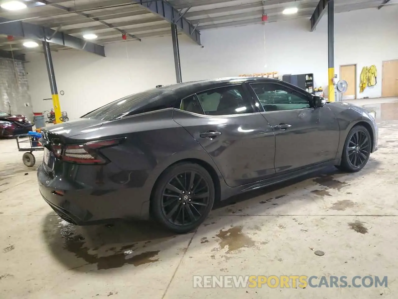 3 fotografías del automóvil dañado 1N4AA6FVXMC501432 NISSAN MAXIMA 2021
