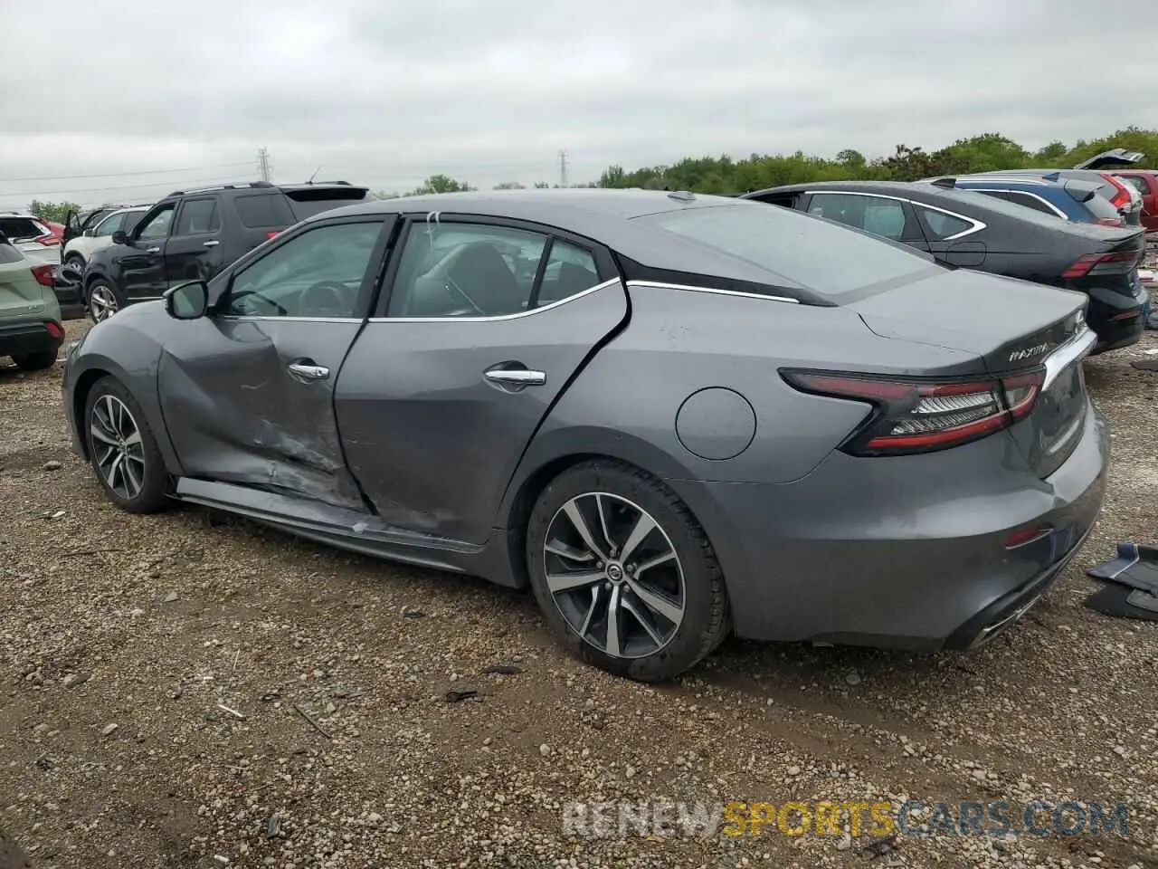 2 fotografías del automóvil dañado 1N4AA6CV1NC504841 NISSAN MAXIMA 2022