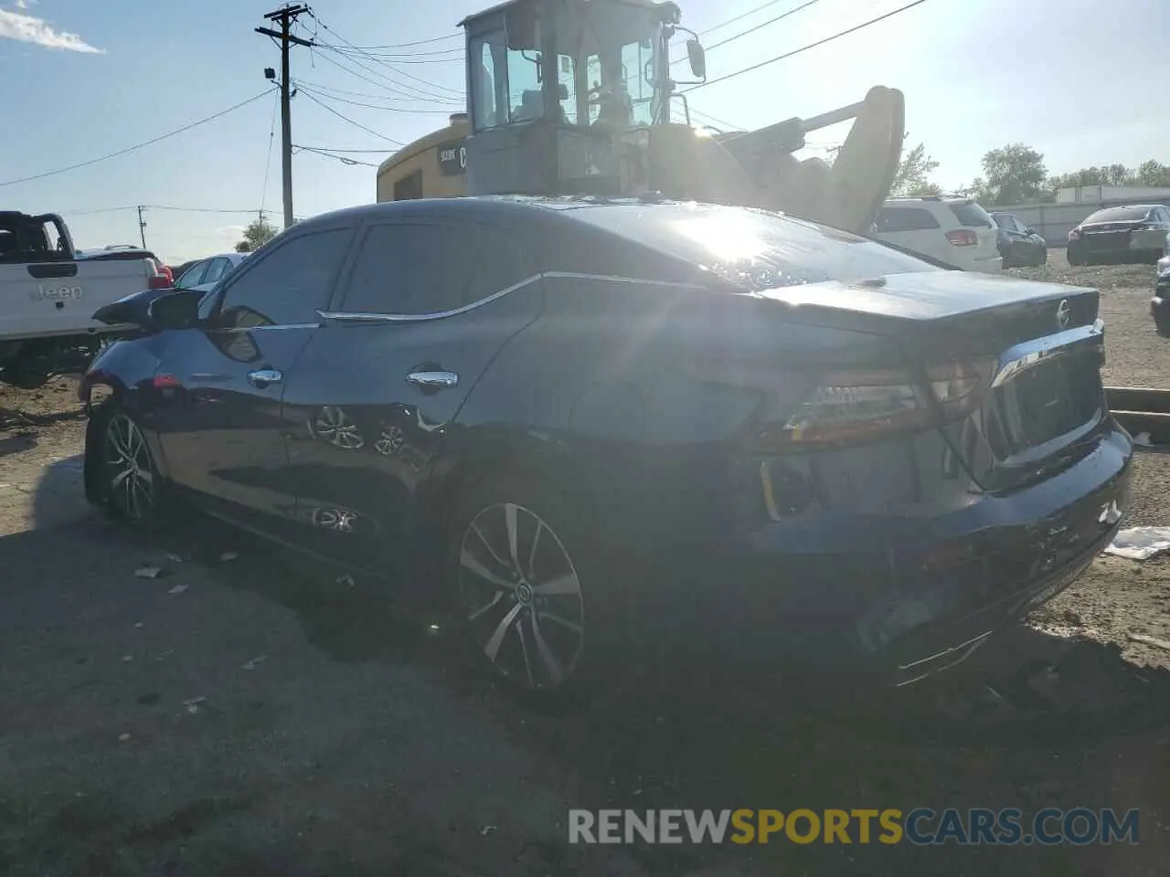 2 fotografías del automóvil dañado 1N4AA6CV1NC508596 NISSAN MAXIMA 2022