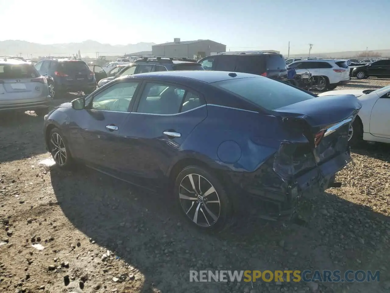 2 fotografías del automóvil dañado 1N4AA6CV3NC503013 NISSAN MAXIMA 2022