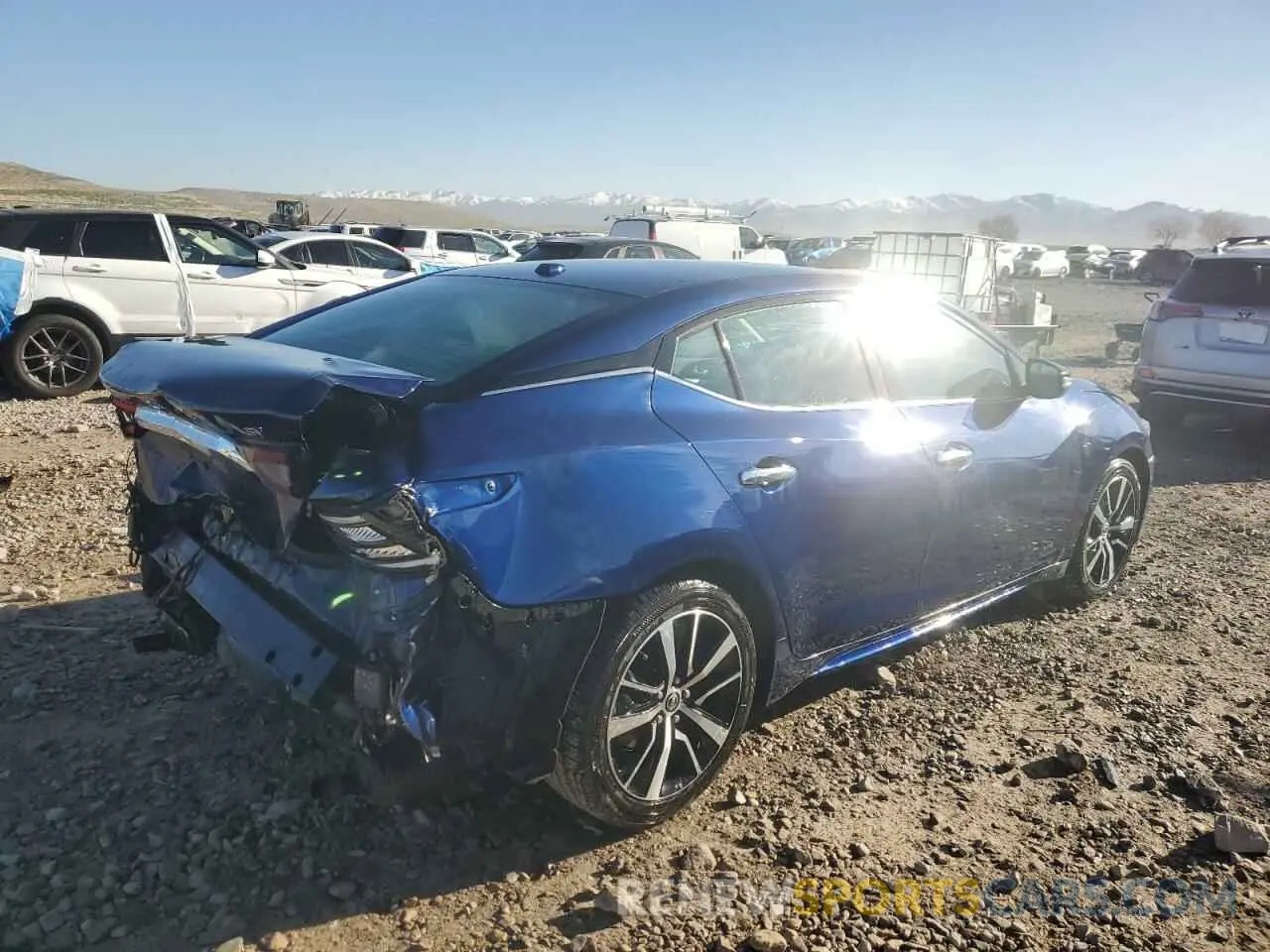 3 fotografías del automóvil dañado 1N4AA6CV3NC503013 NISSAN MAXIMA 2022