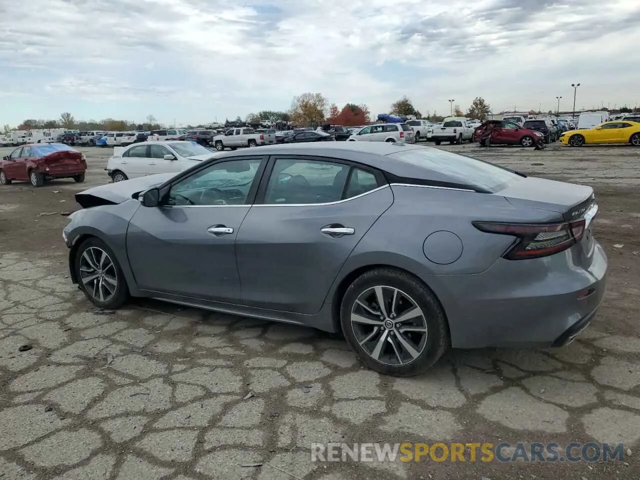 2 fotografías del automóvil dañado 1N4AA6CV3NC503349 NISSAN MAXIMA 2022