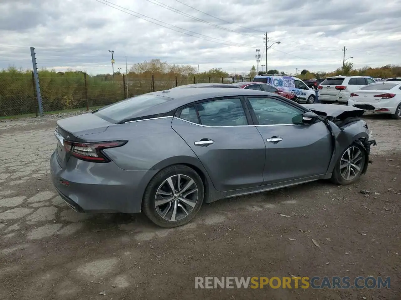 3 fotografías del automóvil dañado 1N4AA6CV3NC503349 NISSAN MAXIMA 2022