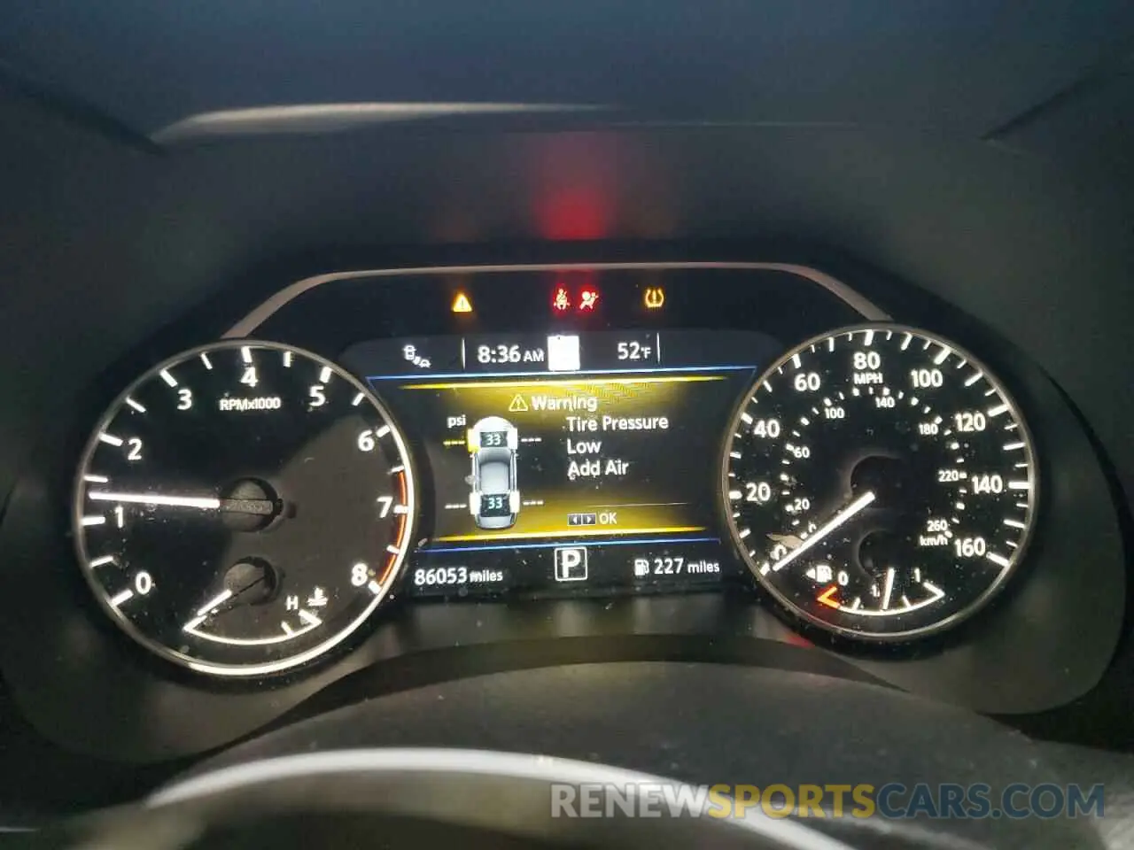 9 fotografías del automóvil dañado 1N4AA6CV5NC503868 NISSAN MAXIMA 2022