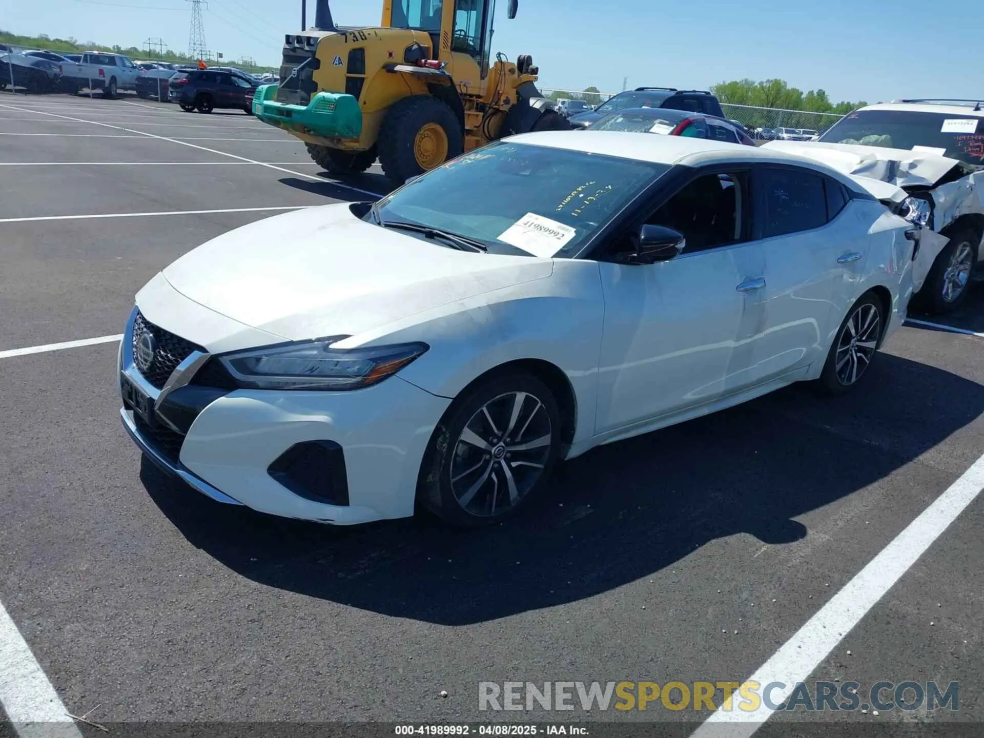 2 fotografías del automóvil dañado 1N4AA6CV5NC504051 NISSAN MAXIMA 2022