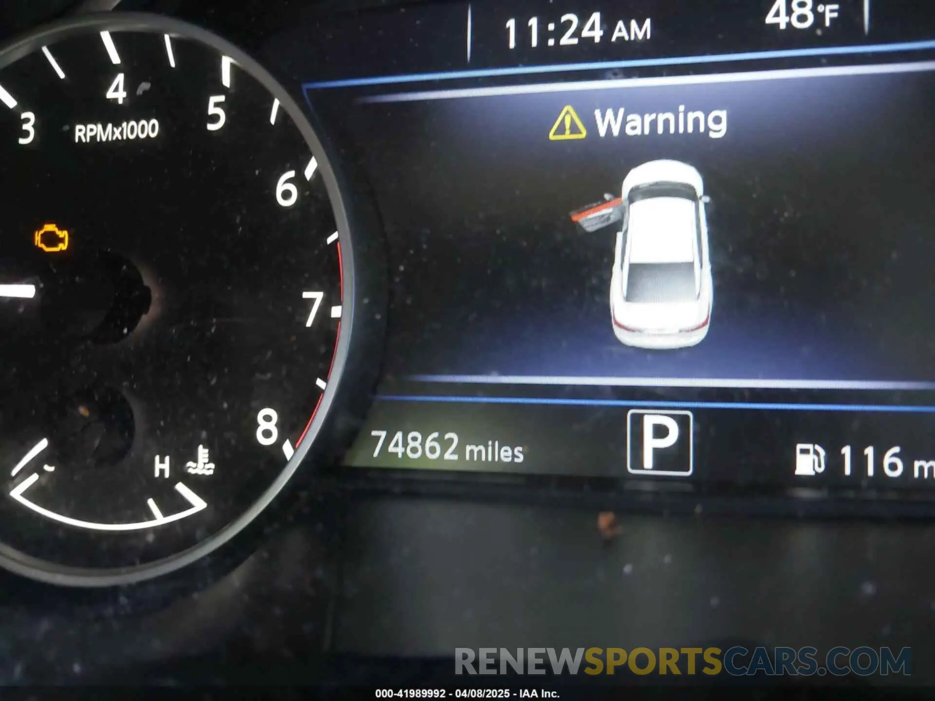 7 fotografías del automóvil dañado 1N4AA6CV5NC504051 NISSAN MAXIMA 2022