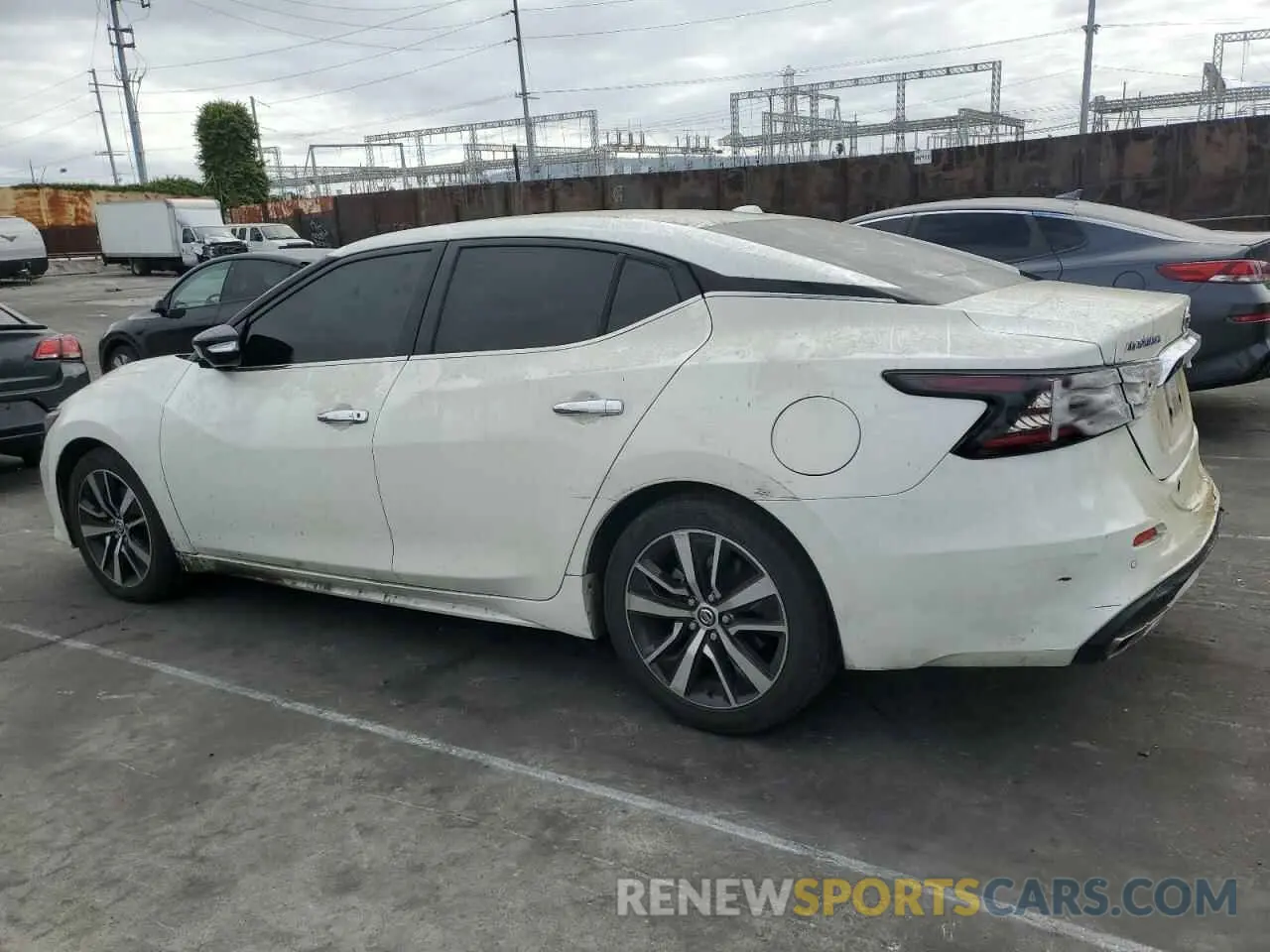 2 fotografías del automóvil dañado 1N4AA6CV6NC502180 NISSAN MAXIMA 2022