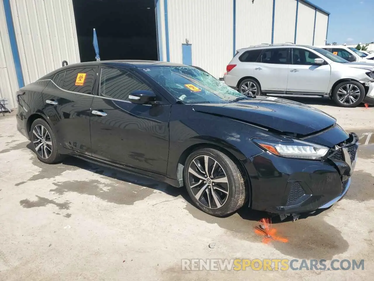 4 fotografías del automóvil dañado 1N4AA6CV7NC503449 NISSAN MAXIMA 2022