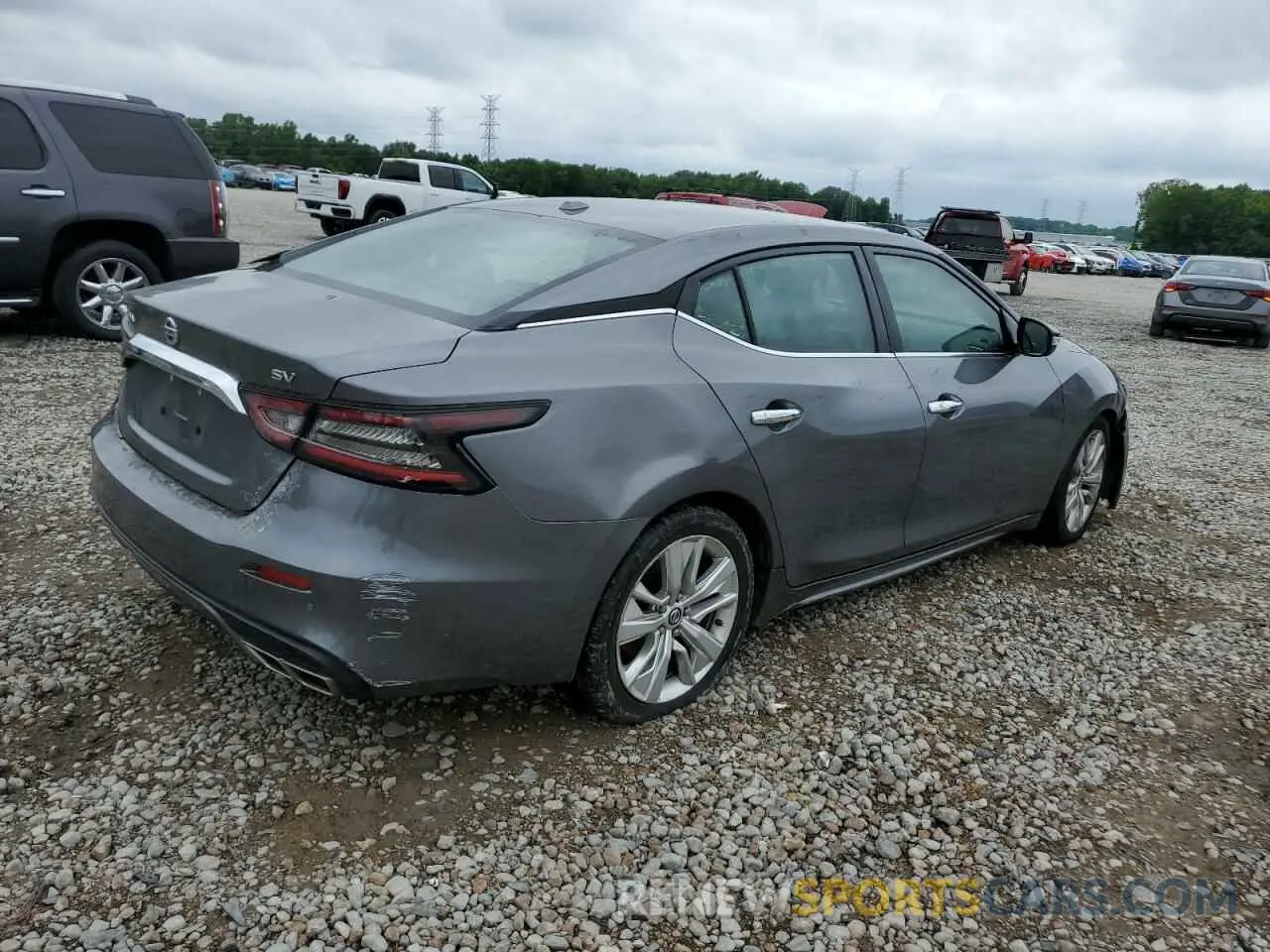 3 fotografías del automóvil dañado 1N4AA6CV7NC505556 NISSAN MAXIMA 2022