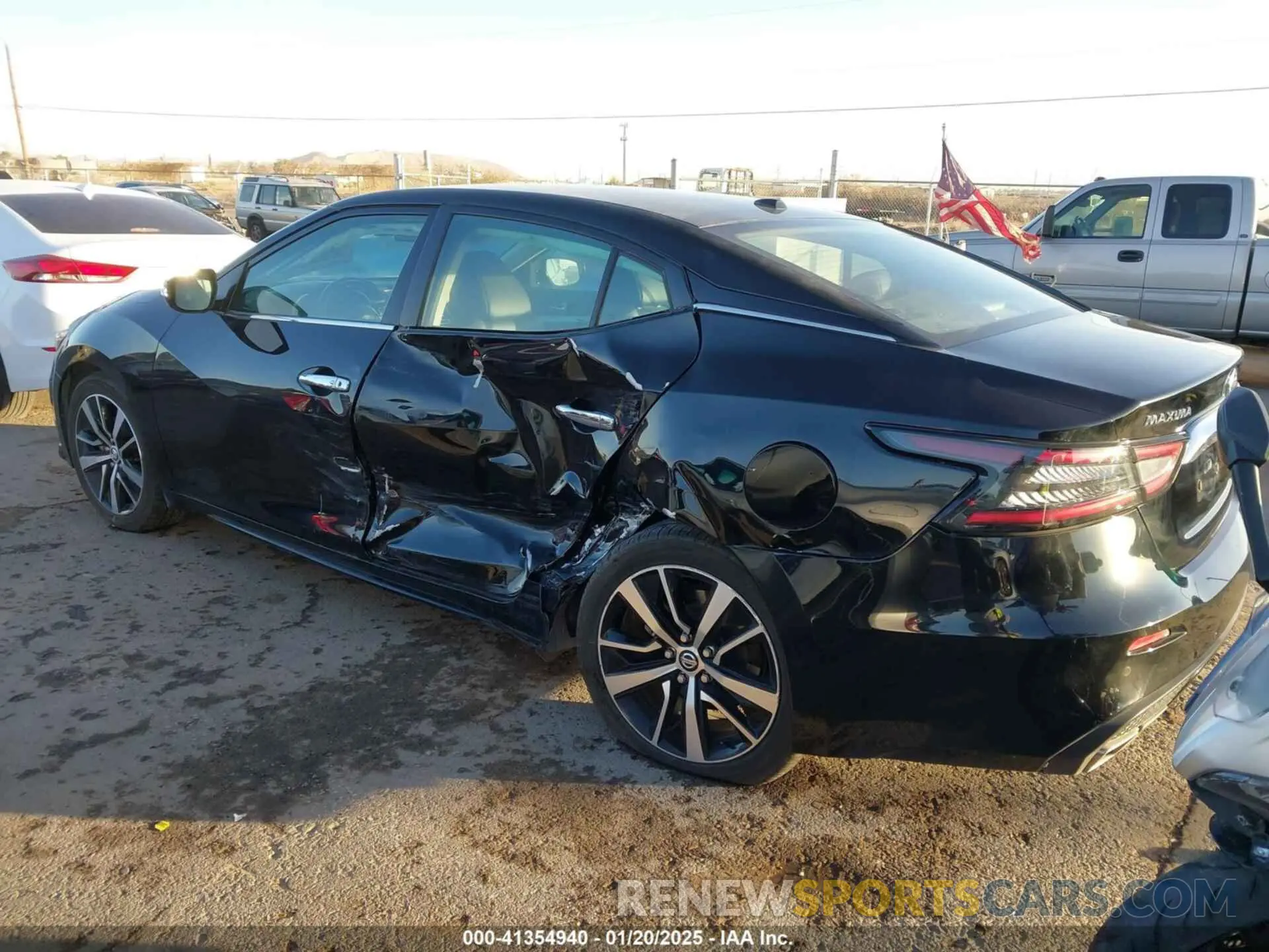 3 fotografías del automóvil dañado 1N4AA6CV8NC502553 NISSAN MAXIMA 2022
