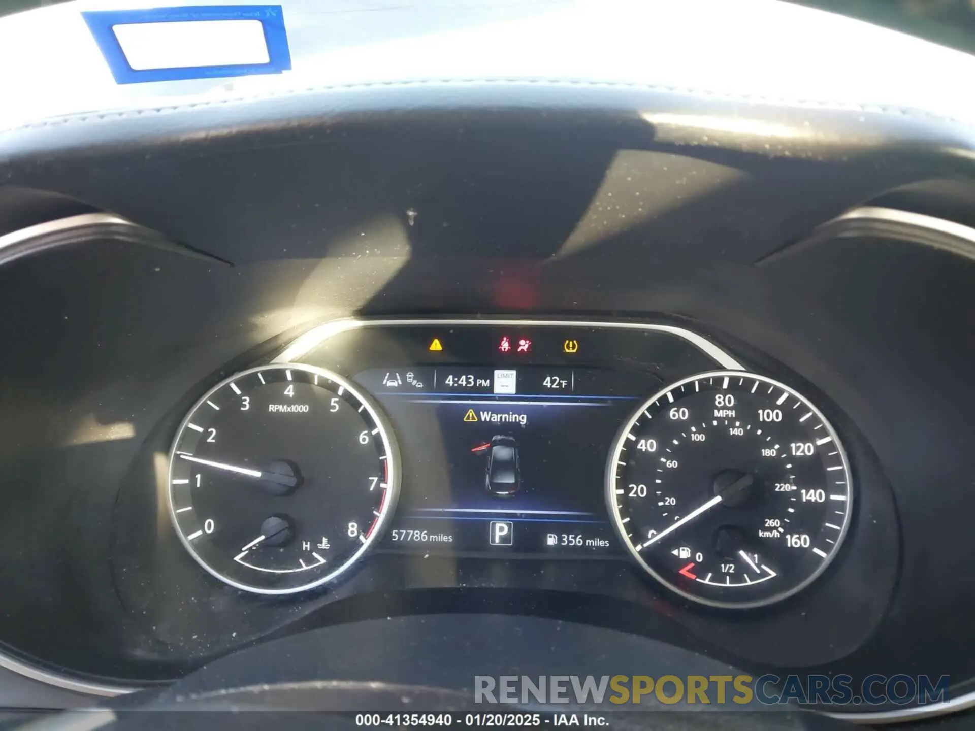 7 fotografías del automóvil dañado 1N4AA6CV8NC502553 NISSAN MAXIMA 2022