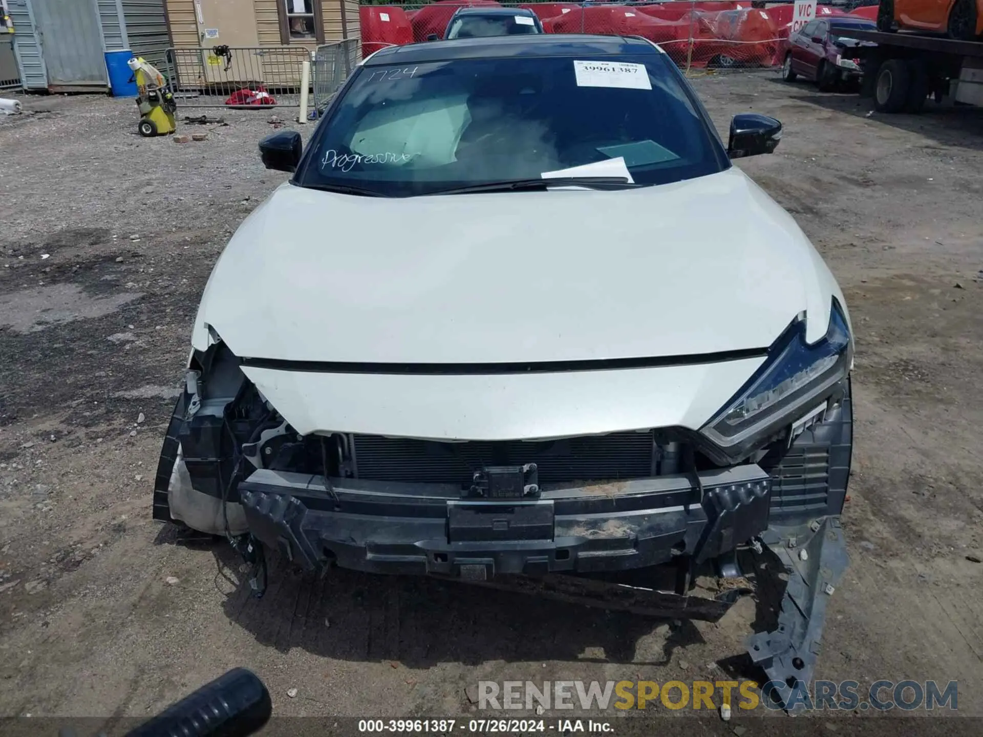 13 fotografías del automóvil dañado 1N4AA6EV2NC508135 NISSAN MAXIMA 2022