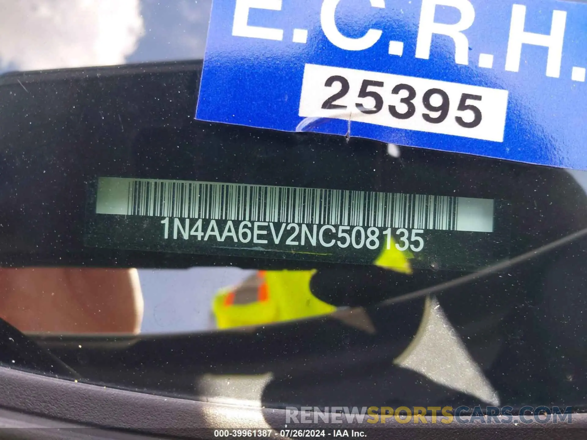 9 fotografías del automóvil dañado 1N4AA6EV2NC508135 NISSAN MAXIMA 2022