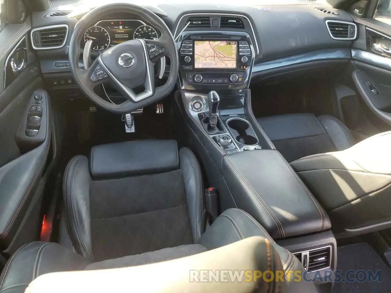 8 fotografías del automóvil dañado 1N4AA6EV7NC503111 NISSAN MAXIMA 2022
