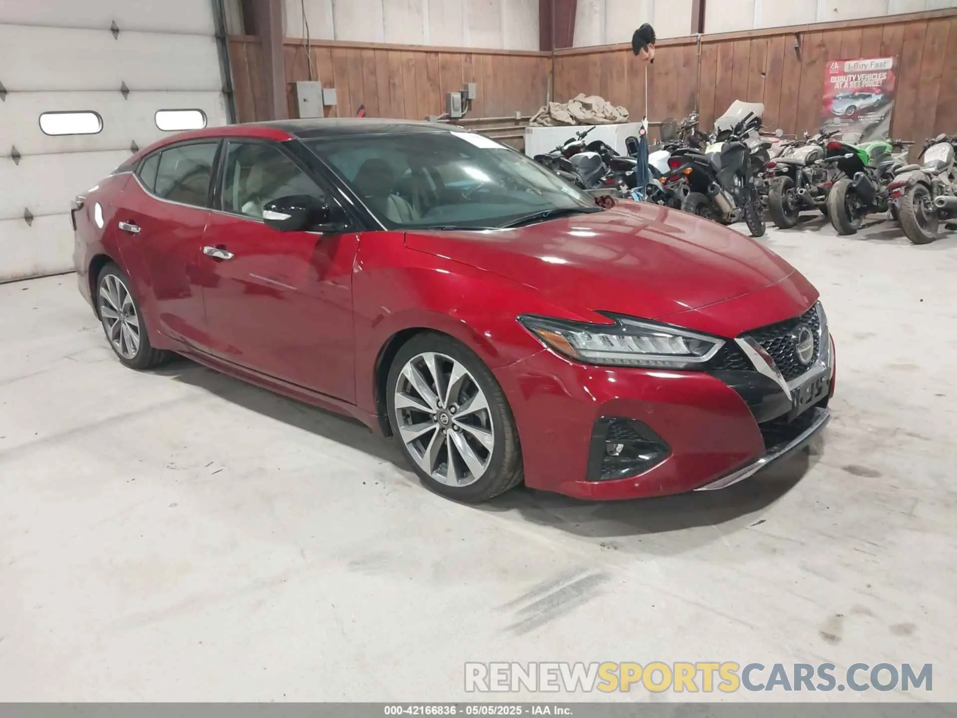 1 fotografías del automóvil dañado 1N4AA6FV0NC503501 NISSAN MAXIMA 2022
