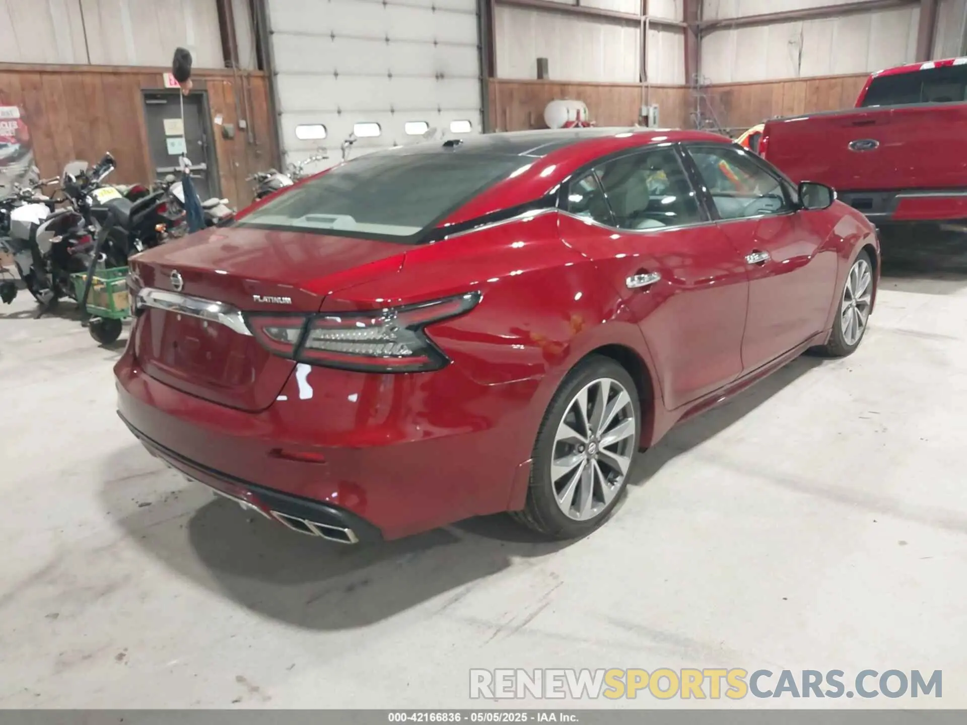 4 fotografías del automóvil dañado 1N4AA6FV0NC503501 NISSAN MAXIMA 2022