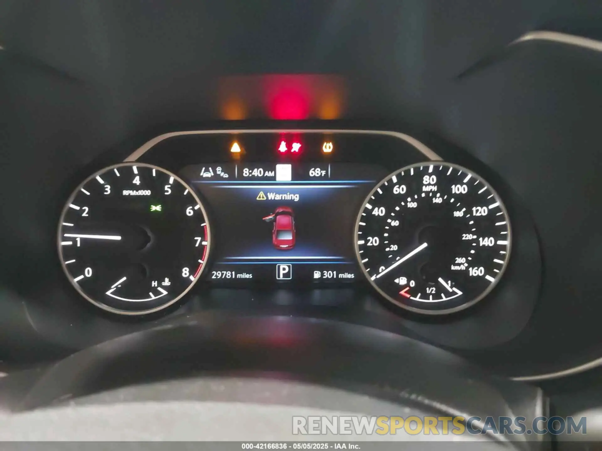 7 fotografías del automóvil dañado 1N4AA6FV0NC503501 NISSAN MAXIMA 2022