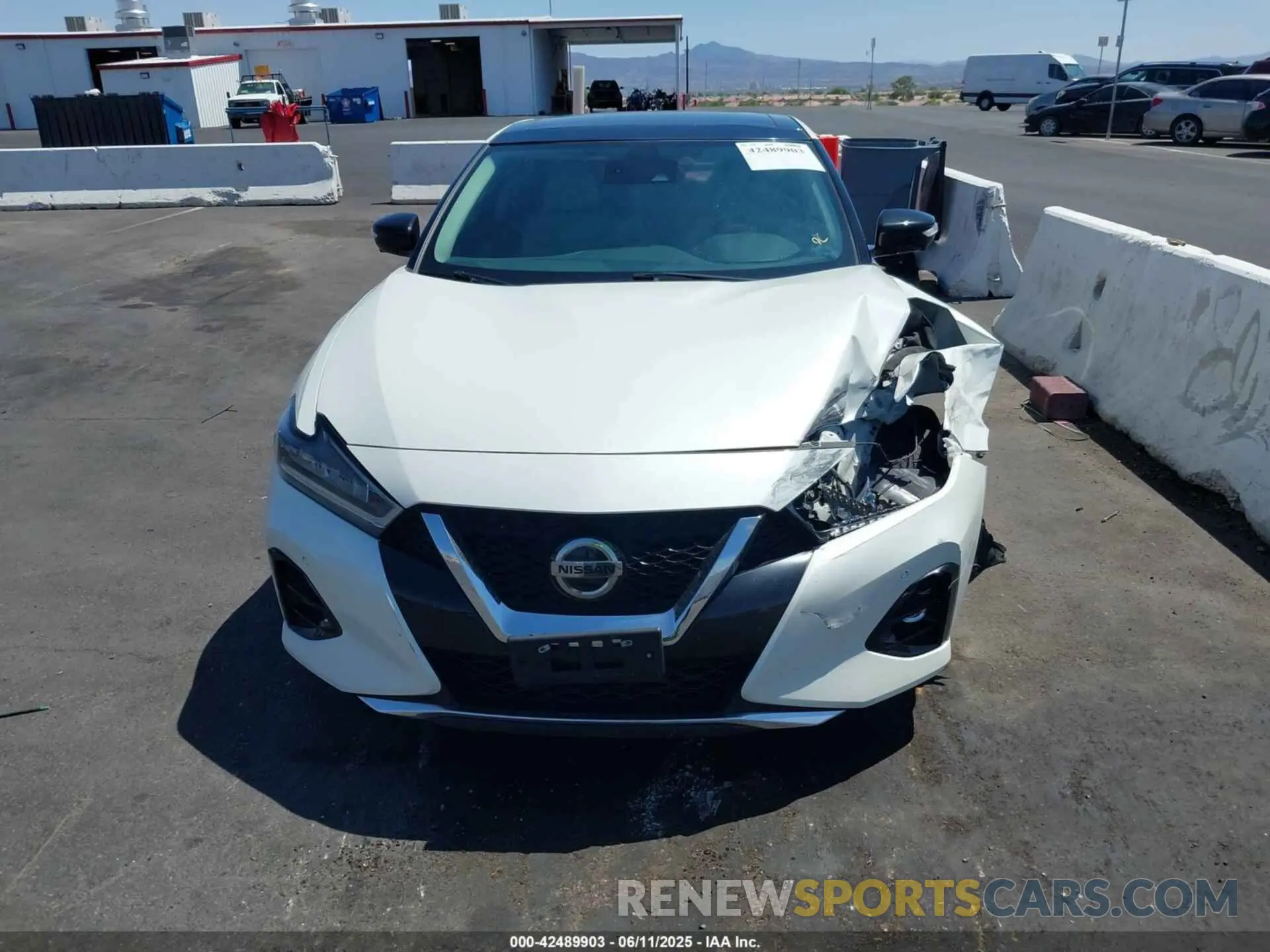 12 fotografías del automóvil dañado 1N4AA6FV1NC507637 NISSAN MAXIMA 2022
