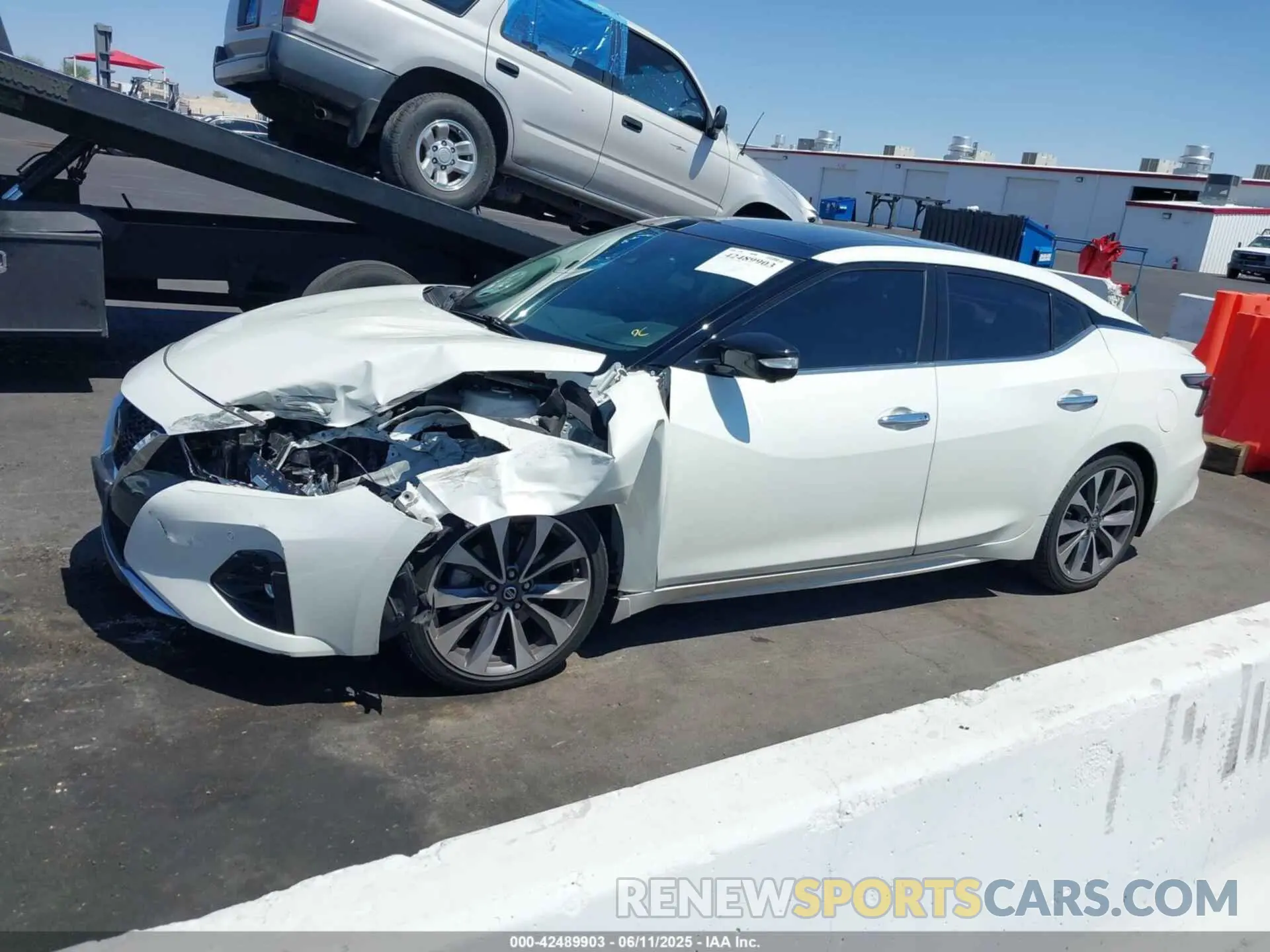 14 fotografías del automóvil dañado 1N4AA6FV1NC507637 NISSAN MAXIMA 2022