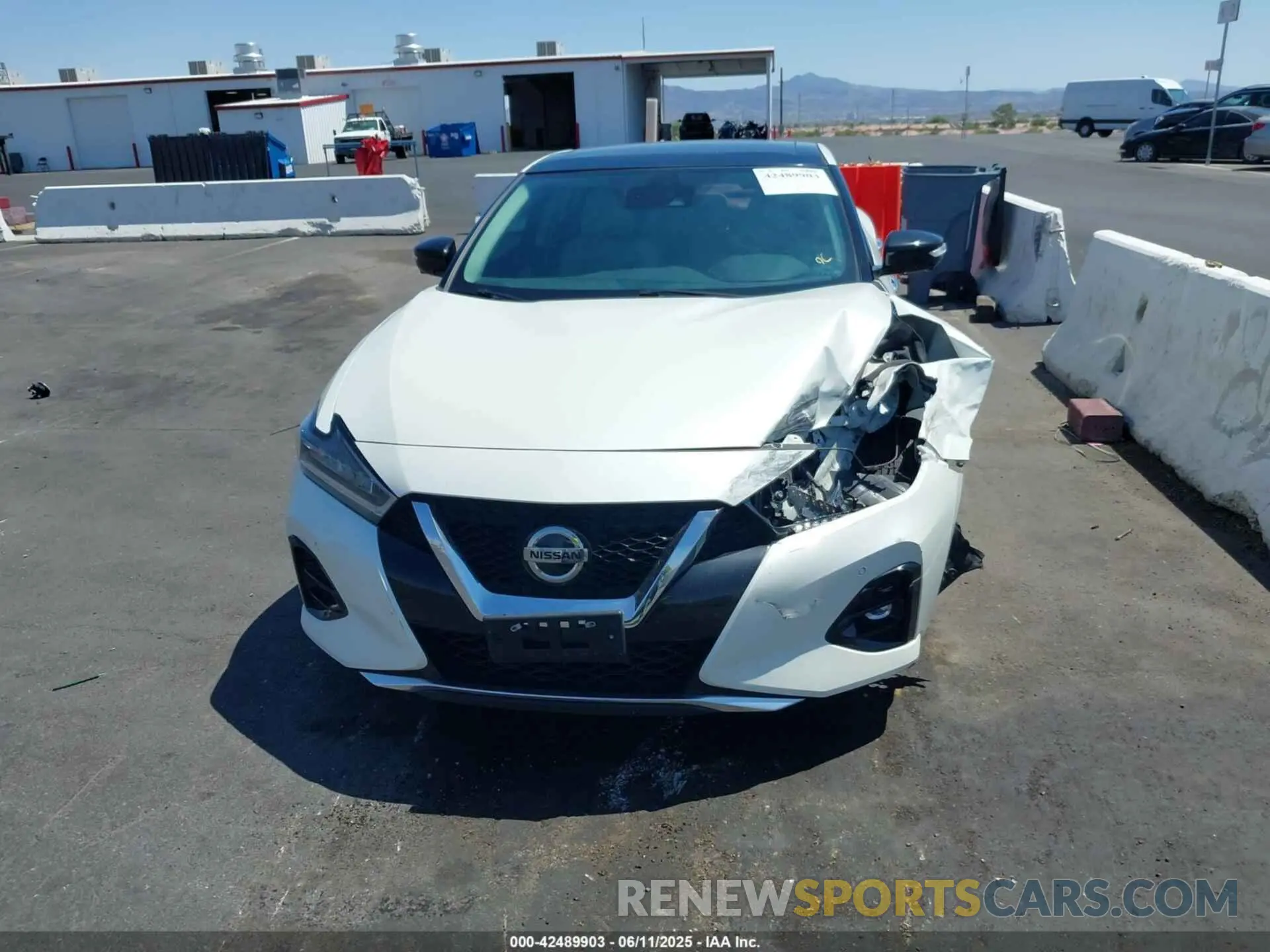 6 fotografías del automóvil dañado 1N4AA6FV1NC507637 NISSAN MAXIMA 2022
