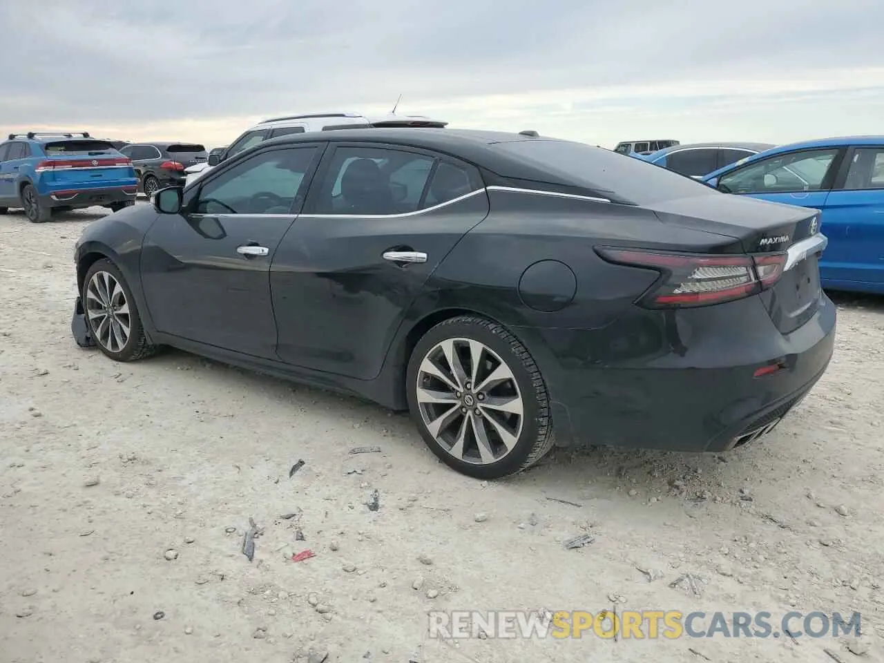 2 fotografías del automóvil dañado 1N4AA6FV6NC508346 NISSAN MAXIMA 2022