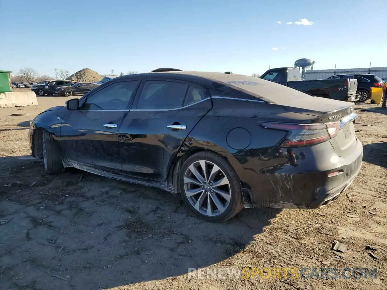 2 fotografías del automóvil dañado 1N4AA6FV8NC508008 NISSAN MAXIMA 2022