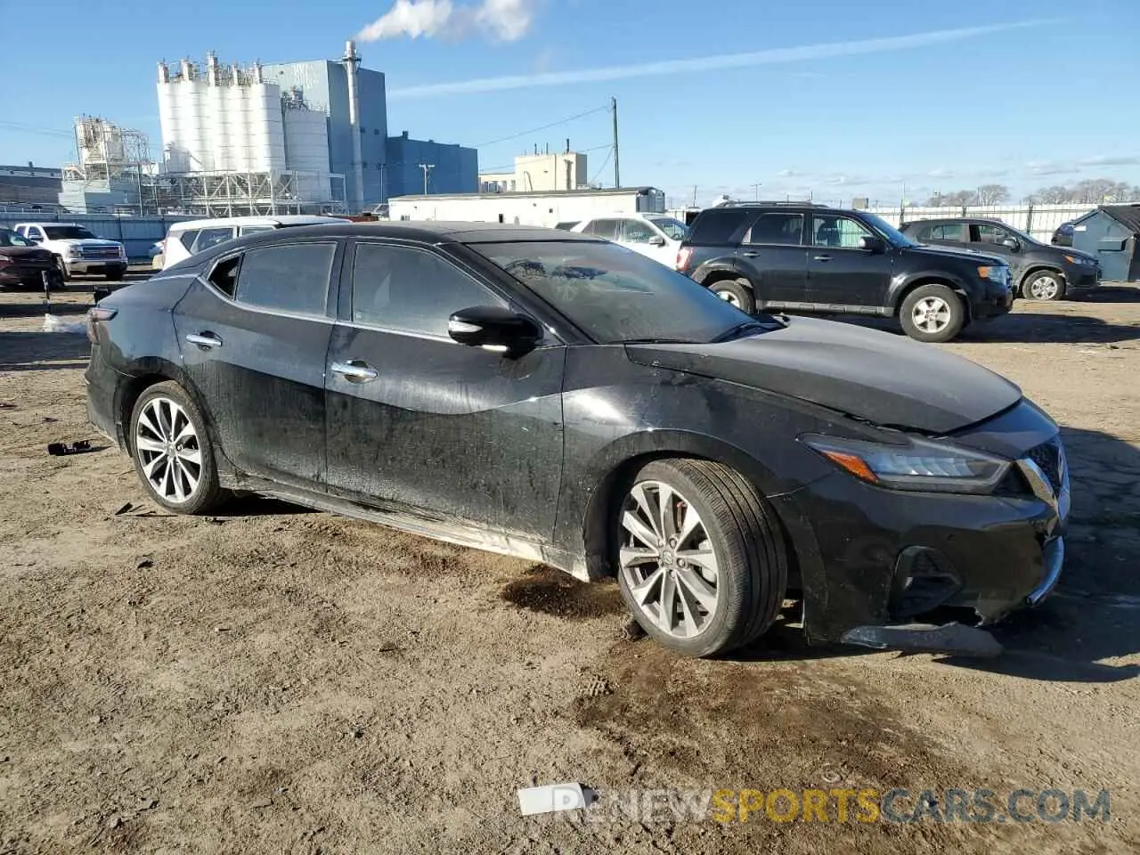 4 fotografías del automóvil dañado 1N4AA6FV8NC508008 NISSAN MAXIMA 2022