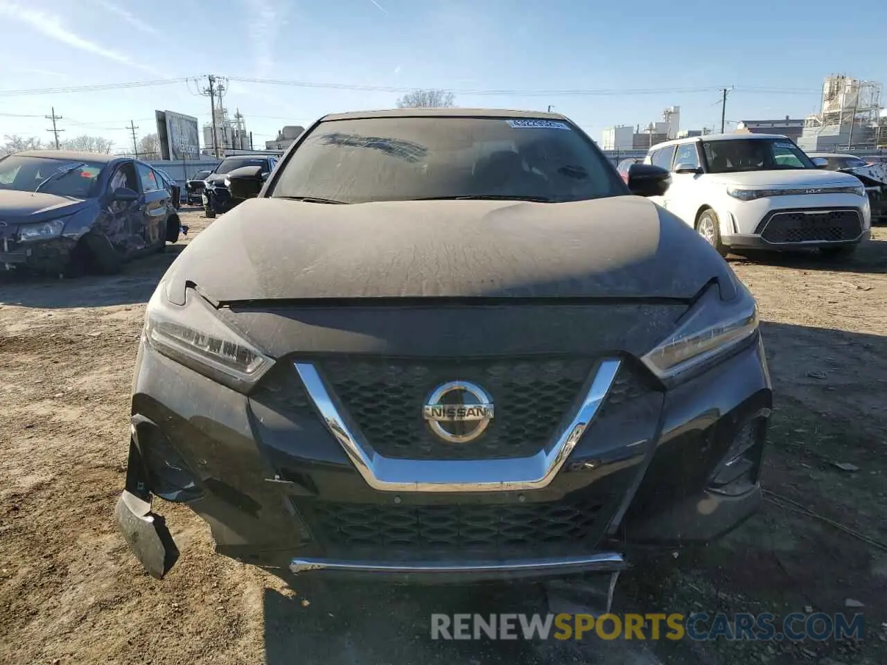 5 fotografías del automóvil dañado 1N4AA6FV8NC508008 NISSAN MAXIMA 2022
