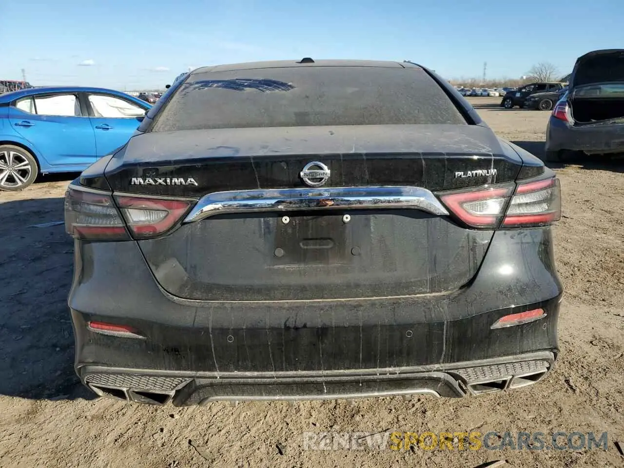 6 fotografías del automóvil dañado 1N4AA6FV8NC508008 NISSAN MAXIMA 2022