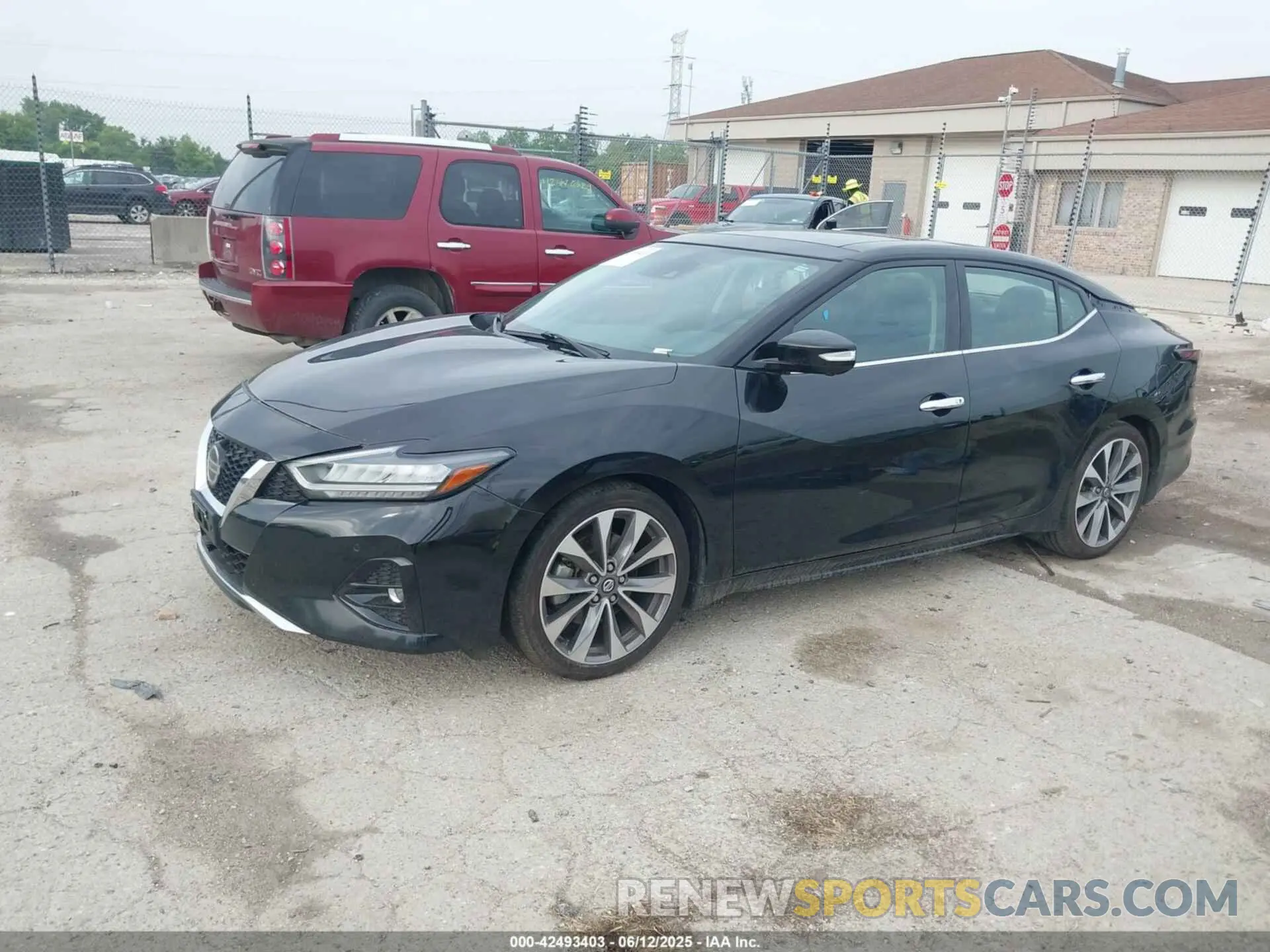 2 fotografías del automóvil dañado 1N4AA6FVXNC504851 NISSAN MAXIMA 2022
