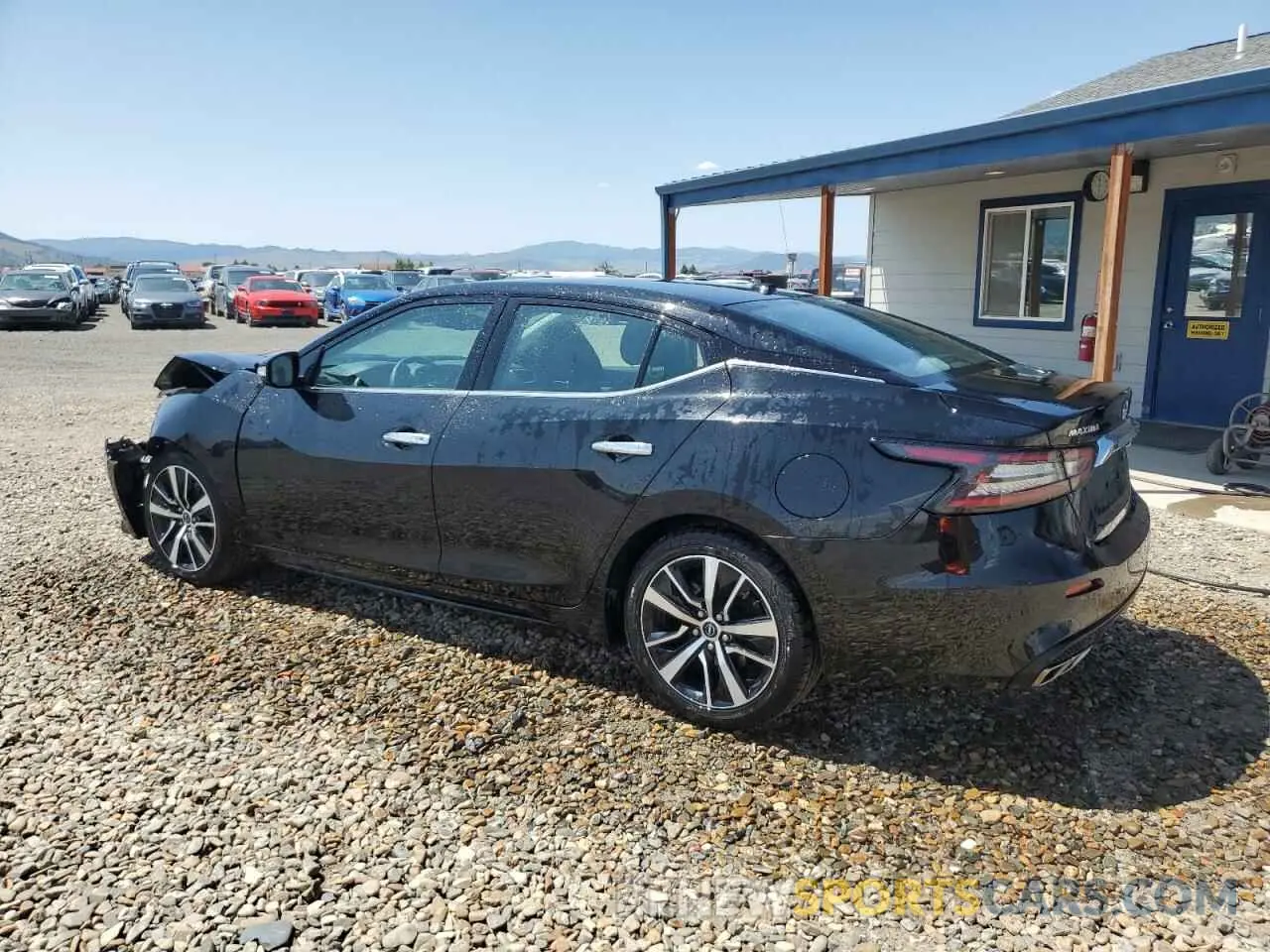 2 fotografías del automóvil dañado 1N4AA6CVXPC512195 NISSAN MAXIMA 2023