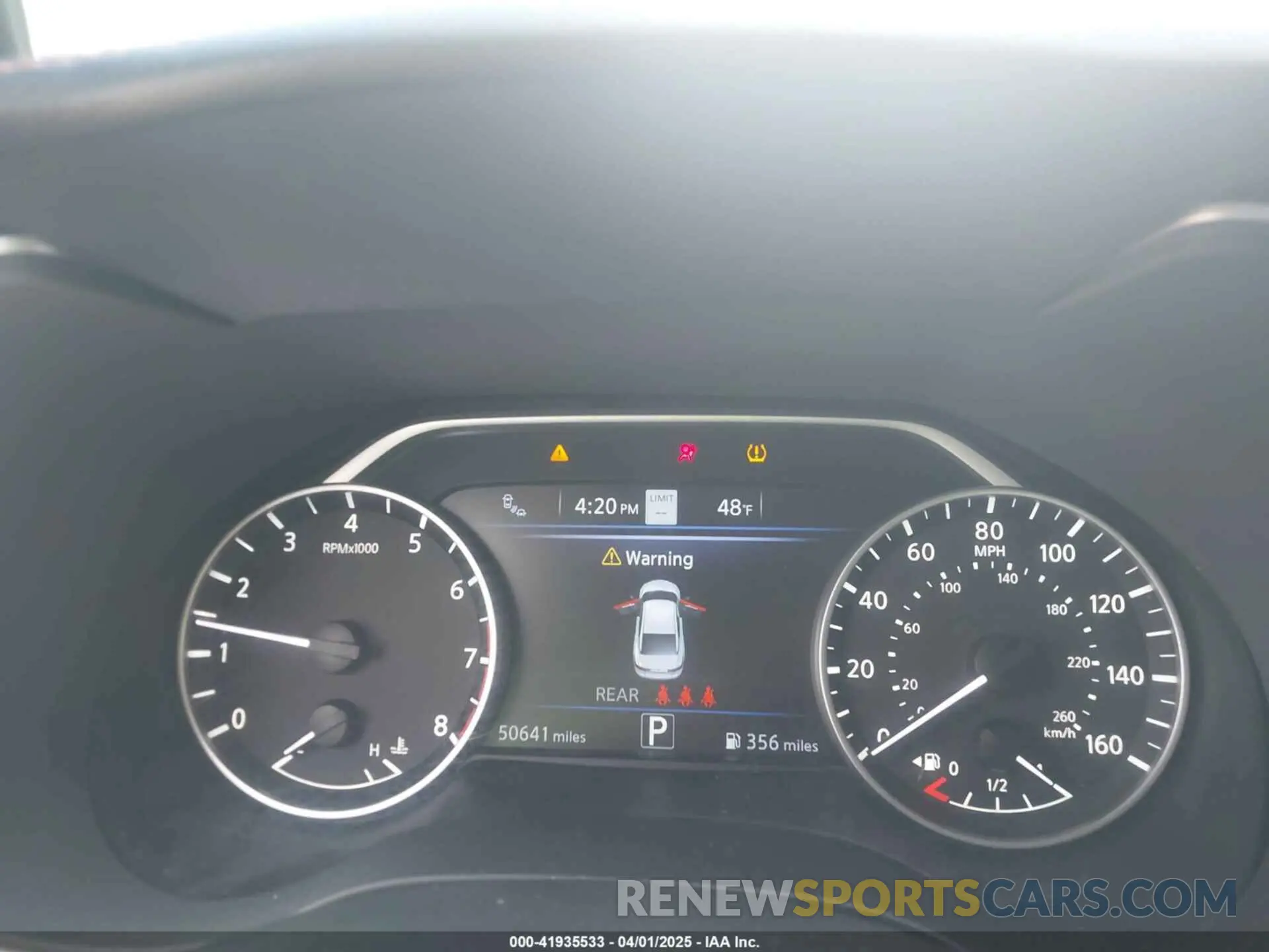 7 fotografías del automóvil dañado 1N4AA6EV6PC503118 NISSAN MAXIMA 2023