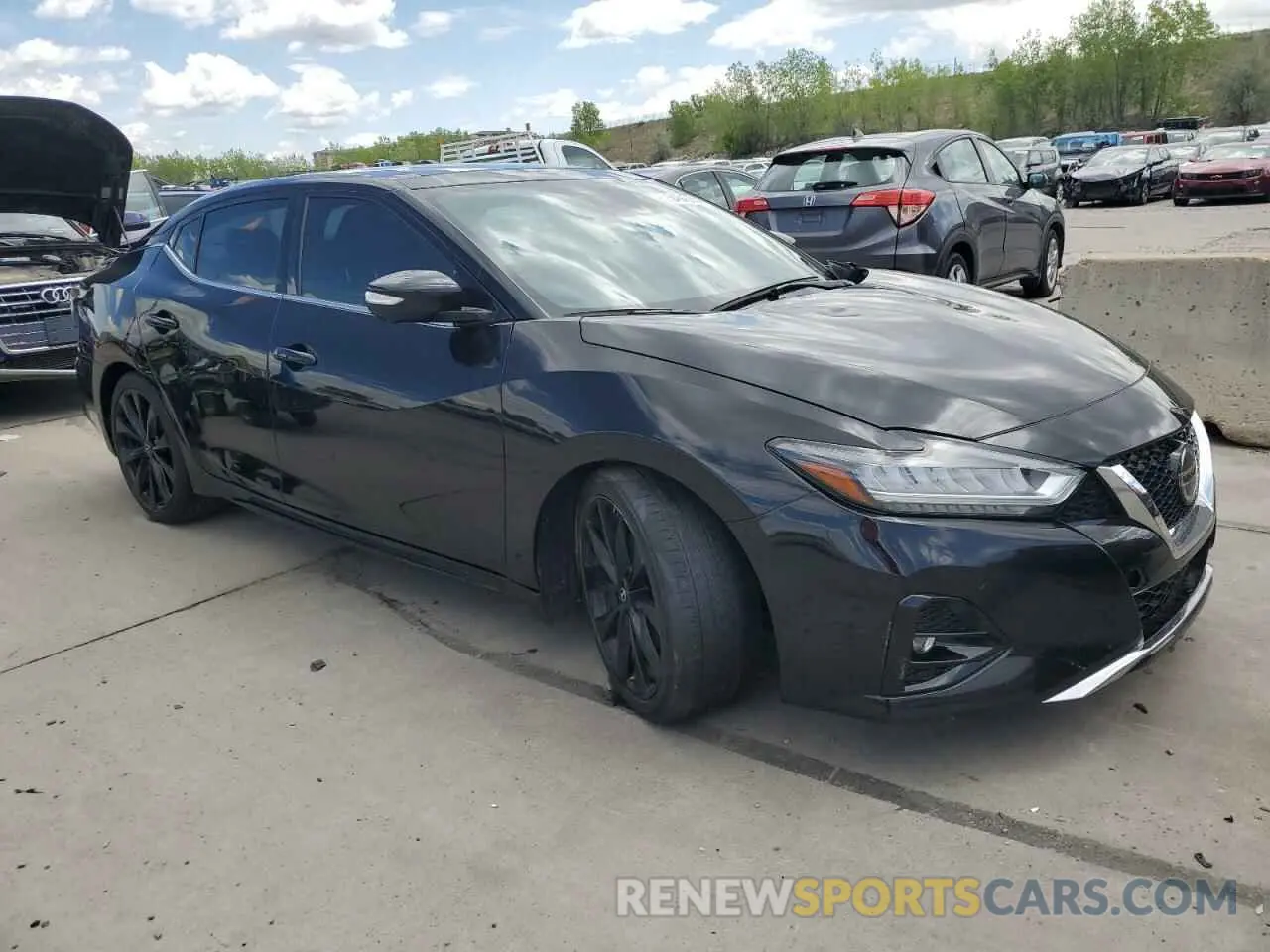 4 fotografías del automóvil dañado 1N4AA6EV7PC502303 NISSAN MAXIMA 2023