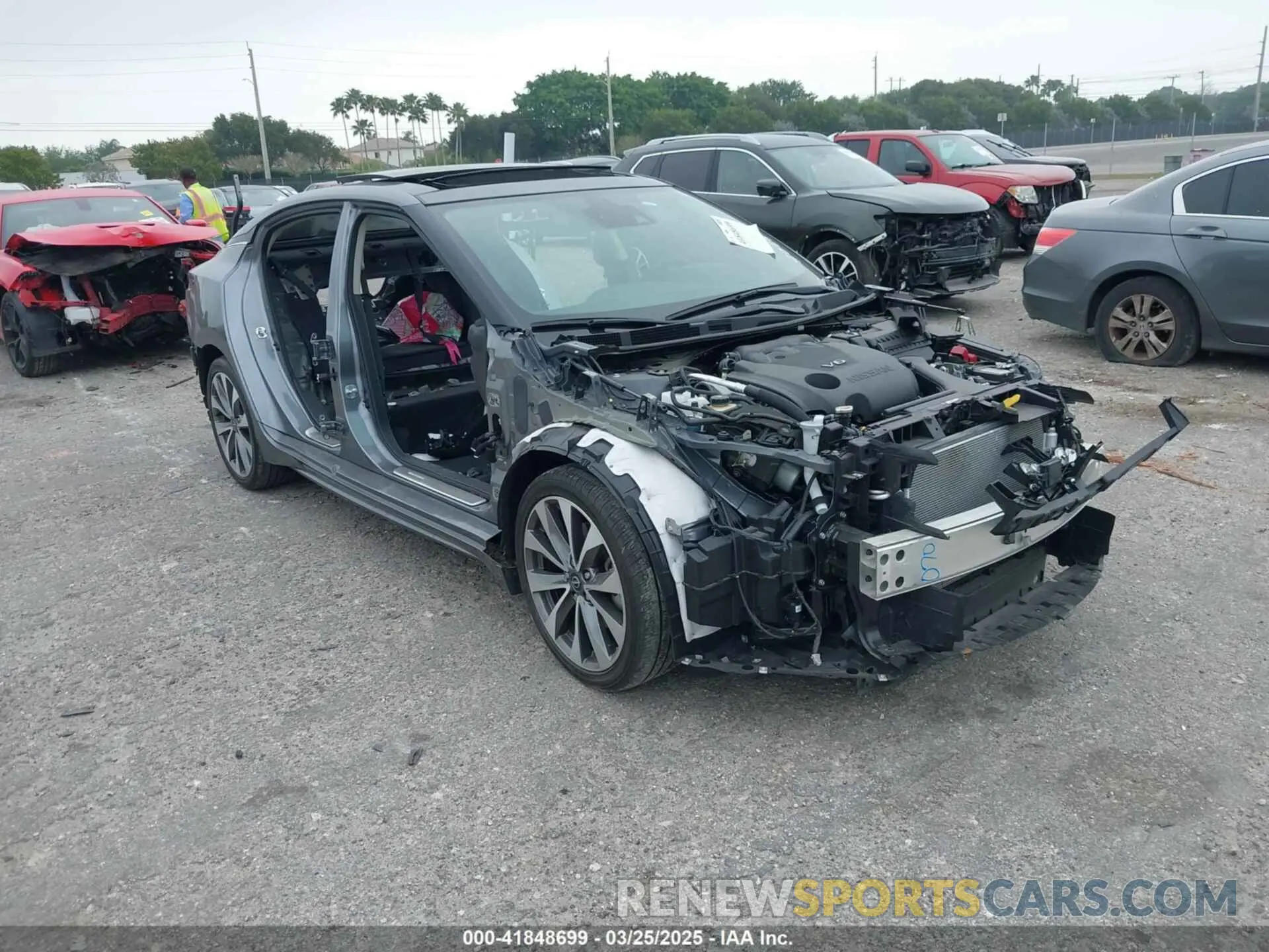 1 fotografías del automóvil dañado 1N4AA6FV2PC506645 NISSAN MAXIMA 2023