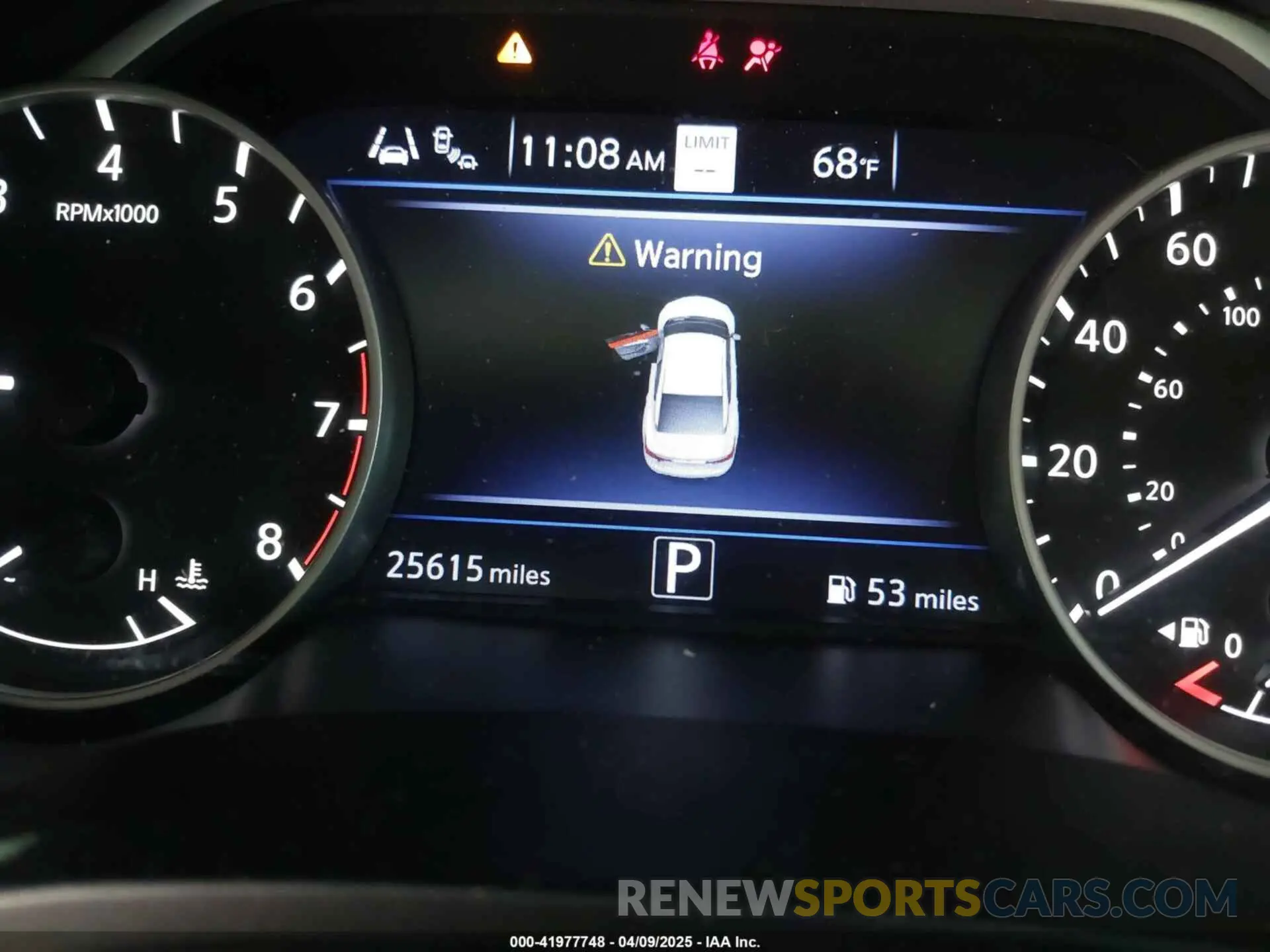 16 fotografías del automóvil dañado 1N4AA6FV3PC510428 NISSAN MAXIMA 2023
