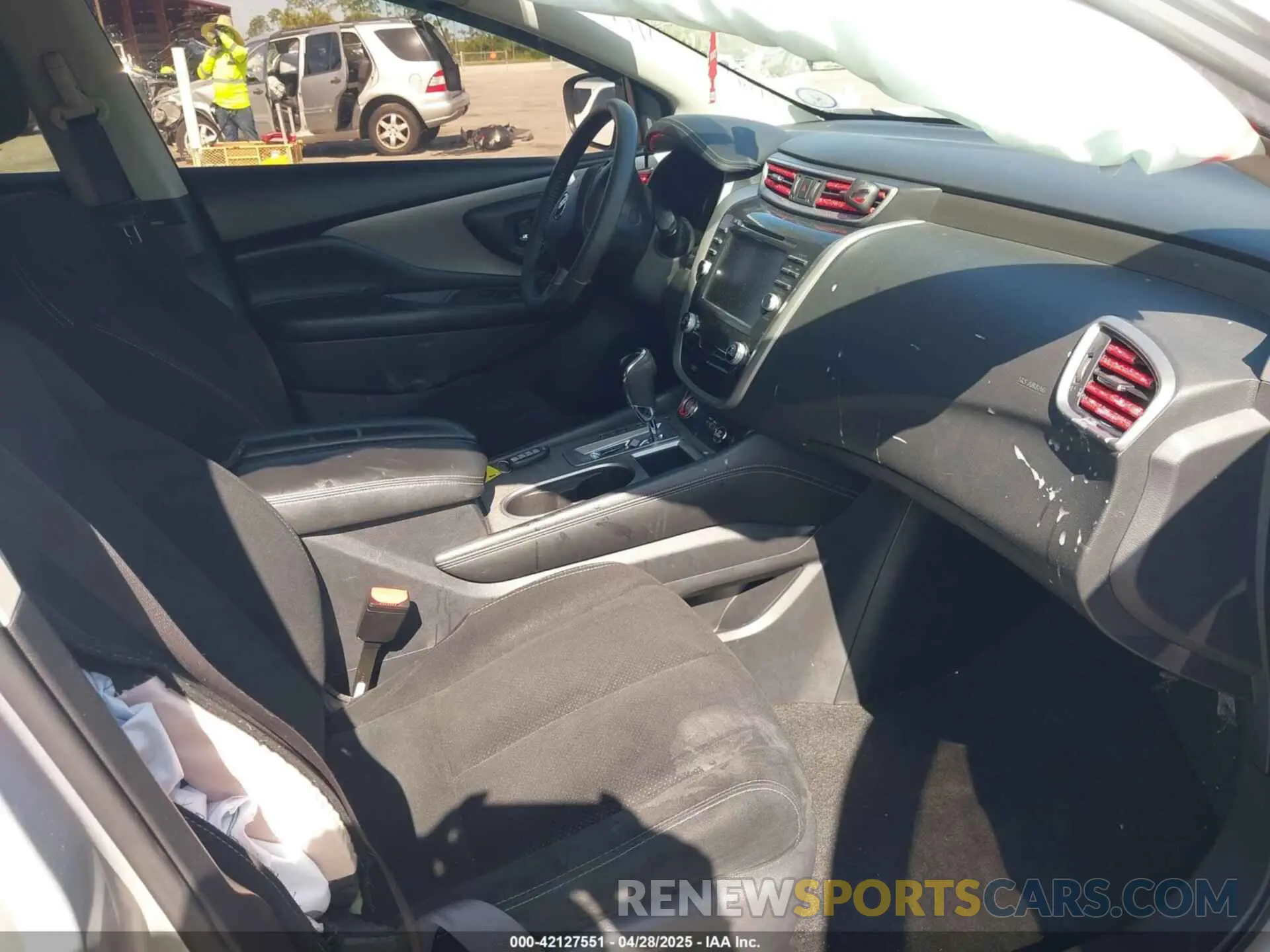 5 fotografías del automóvil dañado 5N1AZ2MJ1KN154114 NISSAN MURANO 2019