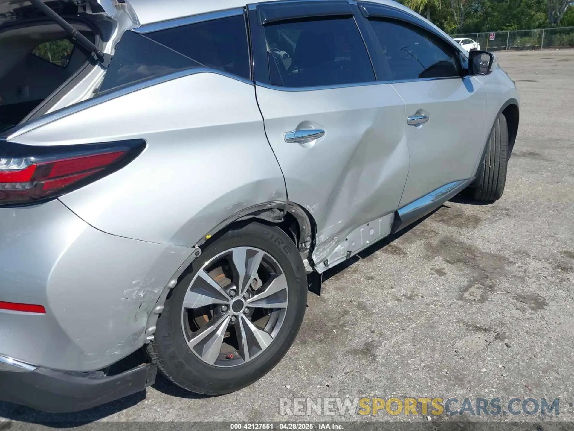 6 fotografías del automóvil dañado 5N1AZ2MJ1KN154114 NISSAN MURANO 2019