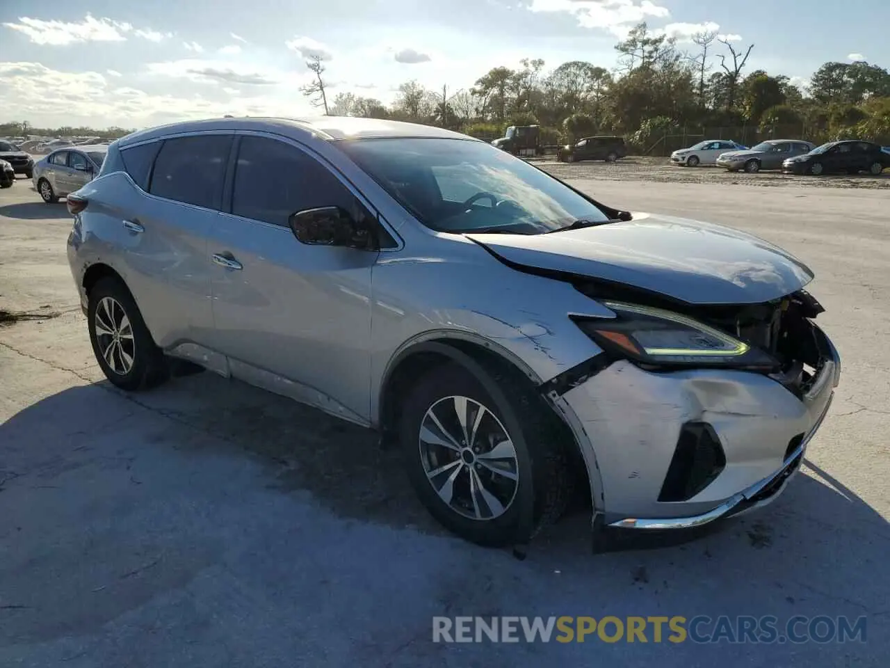 4 fotografías del automóvil dañado 5N1AZ2MJ2KN134602 NISSAN MURANO 2019