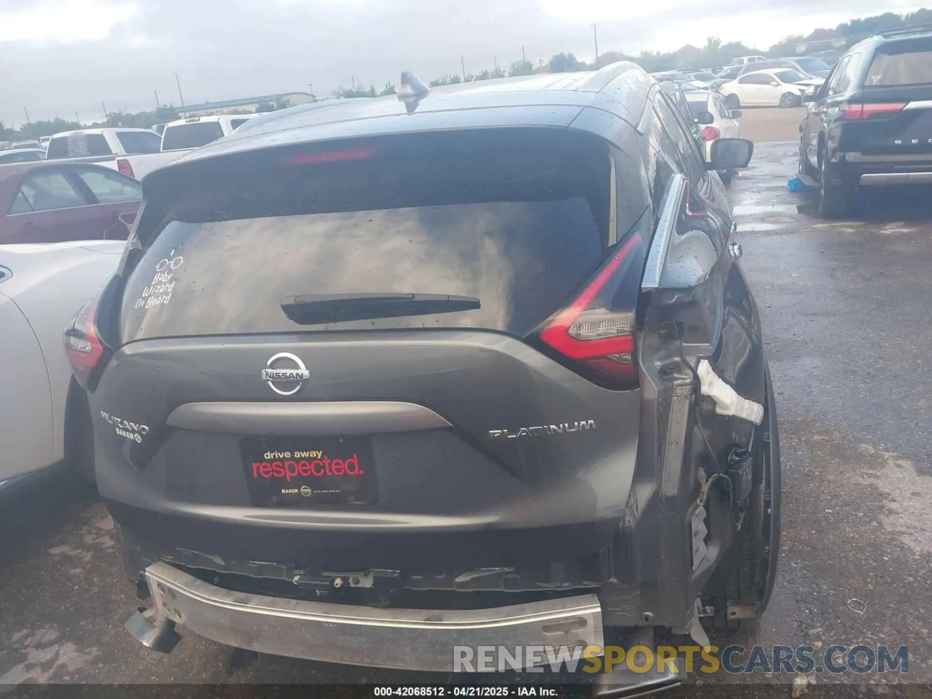 17 fotografías del automóvil dañado 5N1AZ2MJ2KN140352 NISSAN MURANO 2019