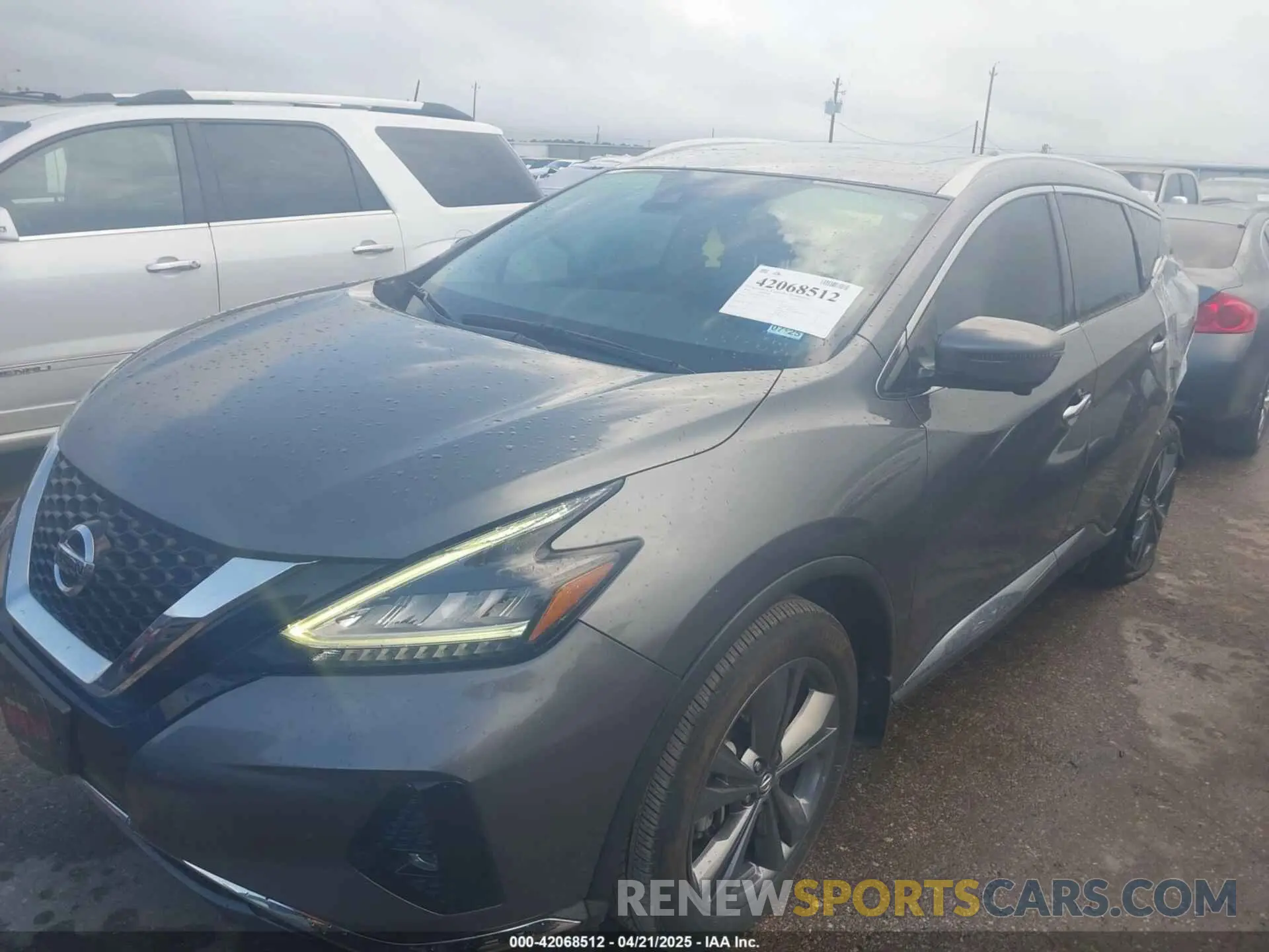 2 fotografías del automóvil dañado 5N1AZ2MJ2KN140352 NISSAN MURANO 2019