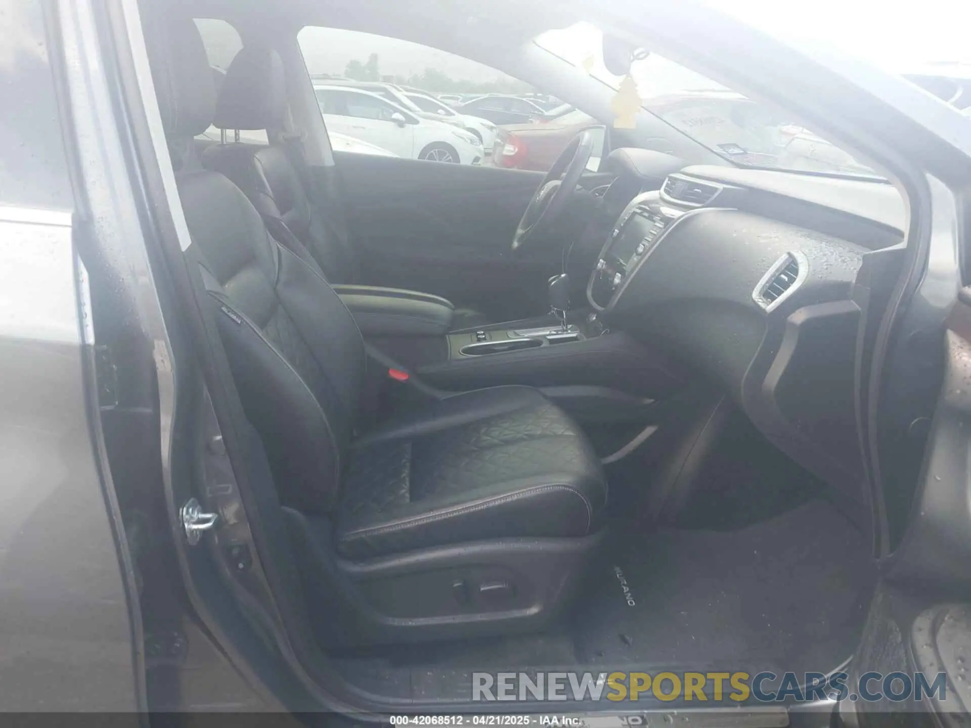5 fotografías del automóvil dañado 5N1AZ2MJ2KN140352 NISSAN MURANO 2019