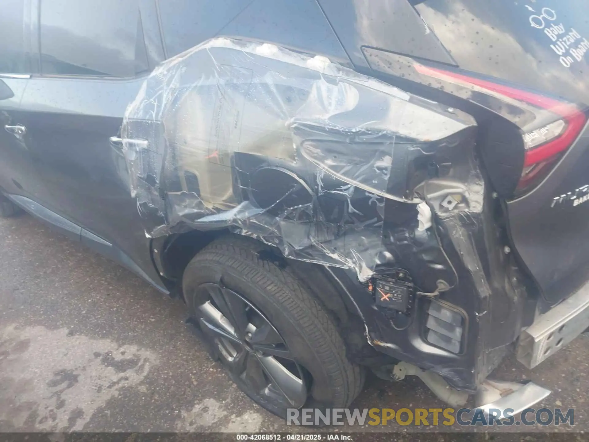6 fotografías del automóvil dañado 5N1AZ2MJ2KN140352 NISSAN MURANO 2019