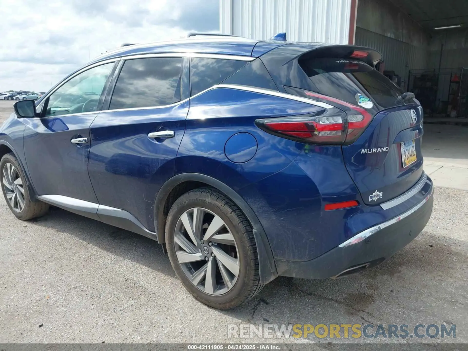 3 fotografías del automóvil dañado 5N1AZ2MJ2KN144322 NISSAN MURANO 2019