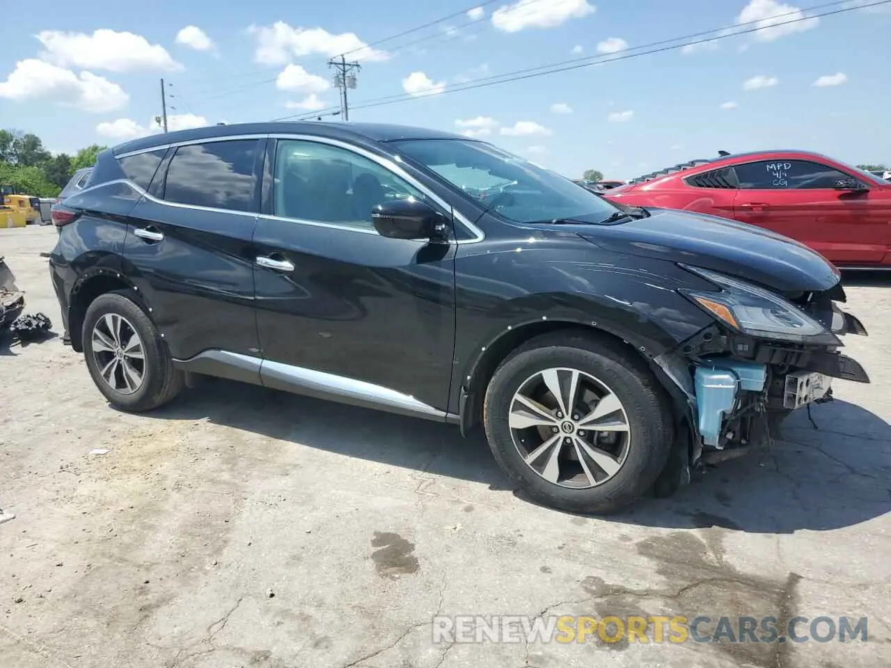 4 fotografías del automóvil dañado 5N1AZ2MJ6KN119102 NISSAN MURANO 2019