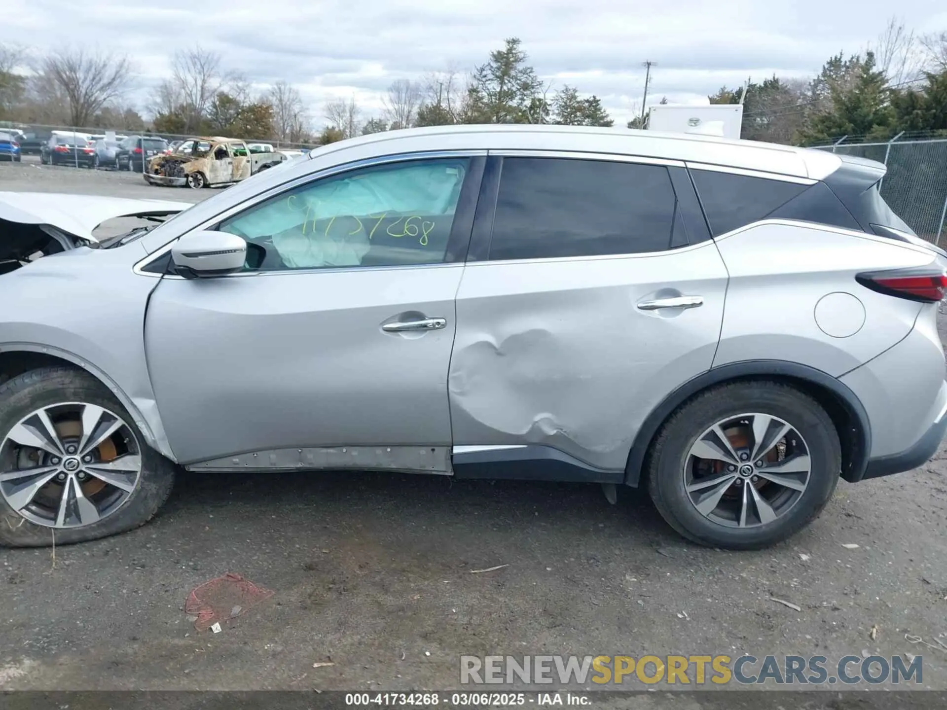 15 fotografías del automóvil dañado 5N1AZ2MJ6KN127667 NISSAN MURANO 2019