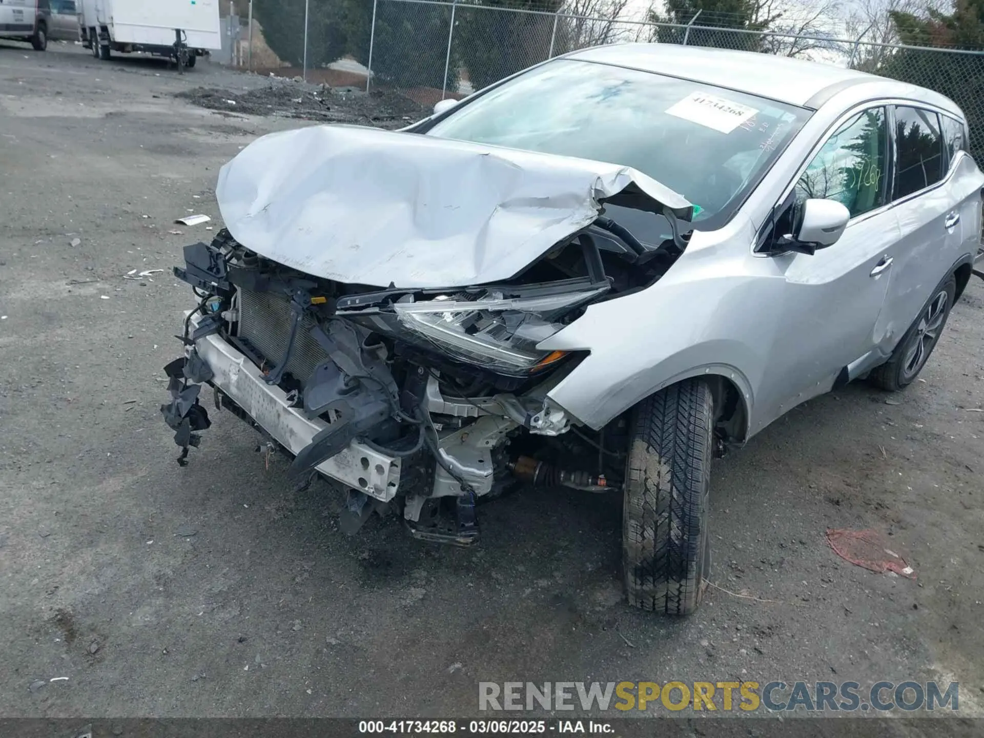 2 fotografías del automóvil dañado 5N1AZ2MJ6KN127667 NISSAN MURANO 2019