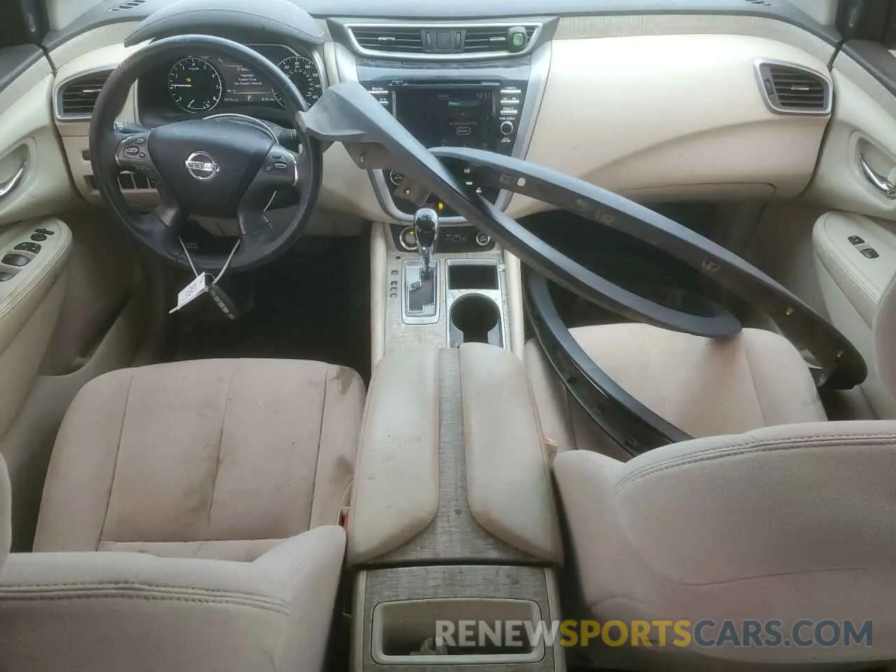 8 fotografías del automóvil dañado 5N1AZ2MJ6KN163035 NISSAN MURANO 2019