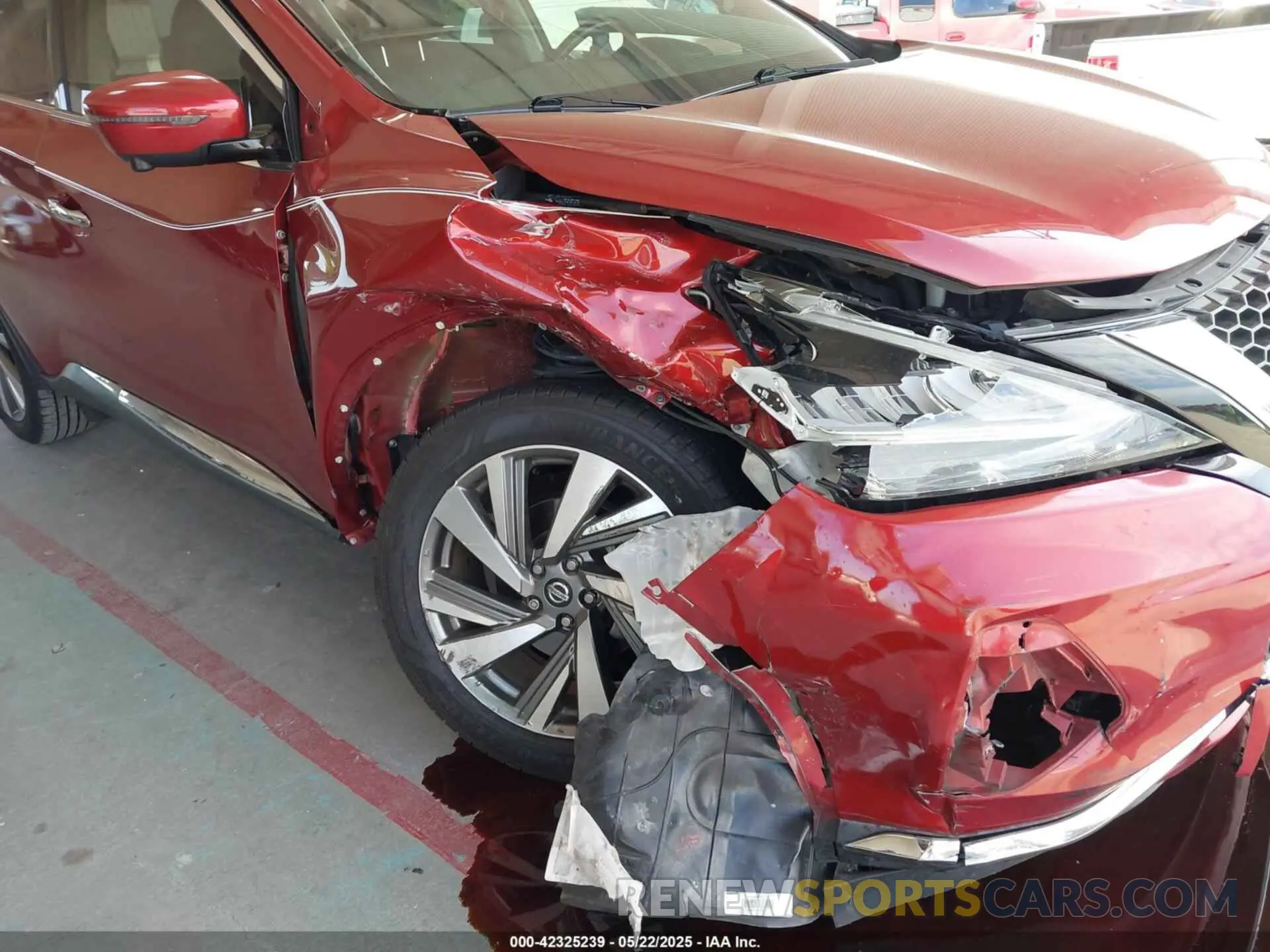 6 fotografías del automóvil dañado 5N1AZ2MJ7KN125409 NISSAN MURANO 2019