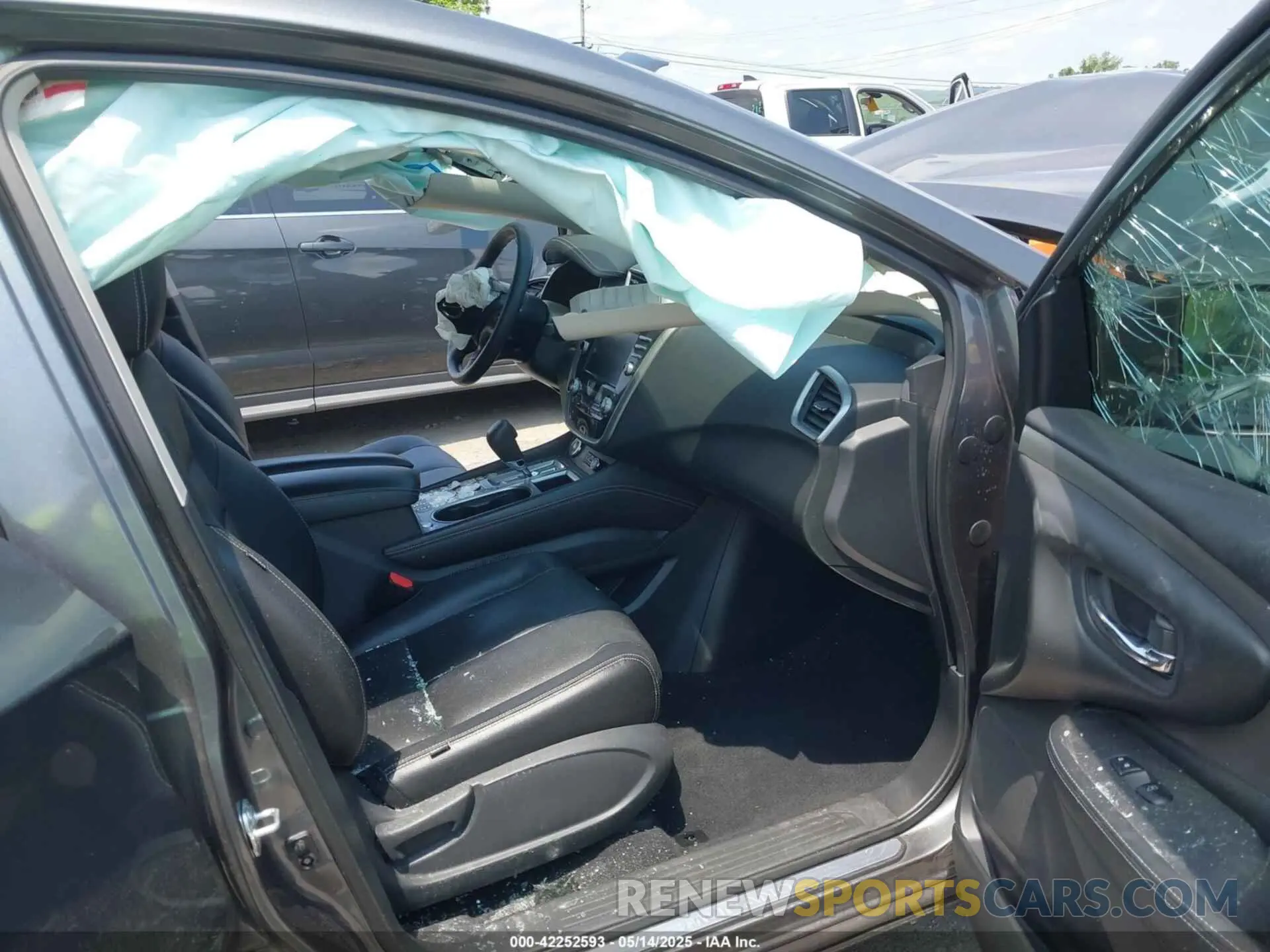 5 fotografías del automóvil dañado 5N1AZ2MJ7KN136605 NISSAN MURANO 2019